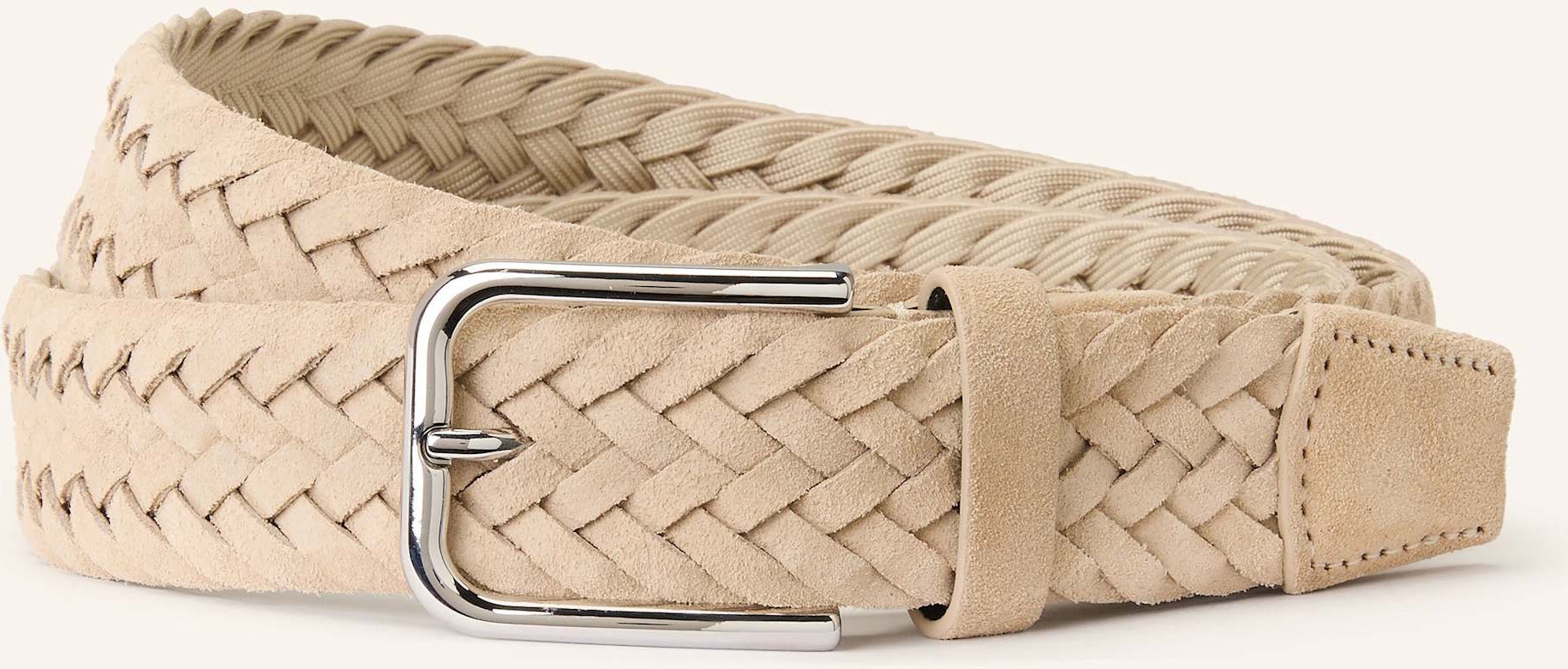 Thumbnail - Schuchard & Friese Flechtgürtel Simone Aus Leder beige