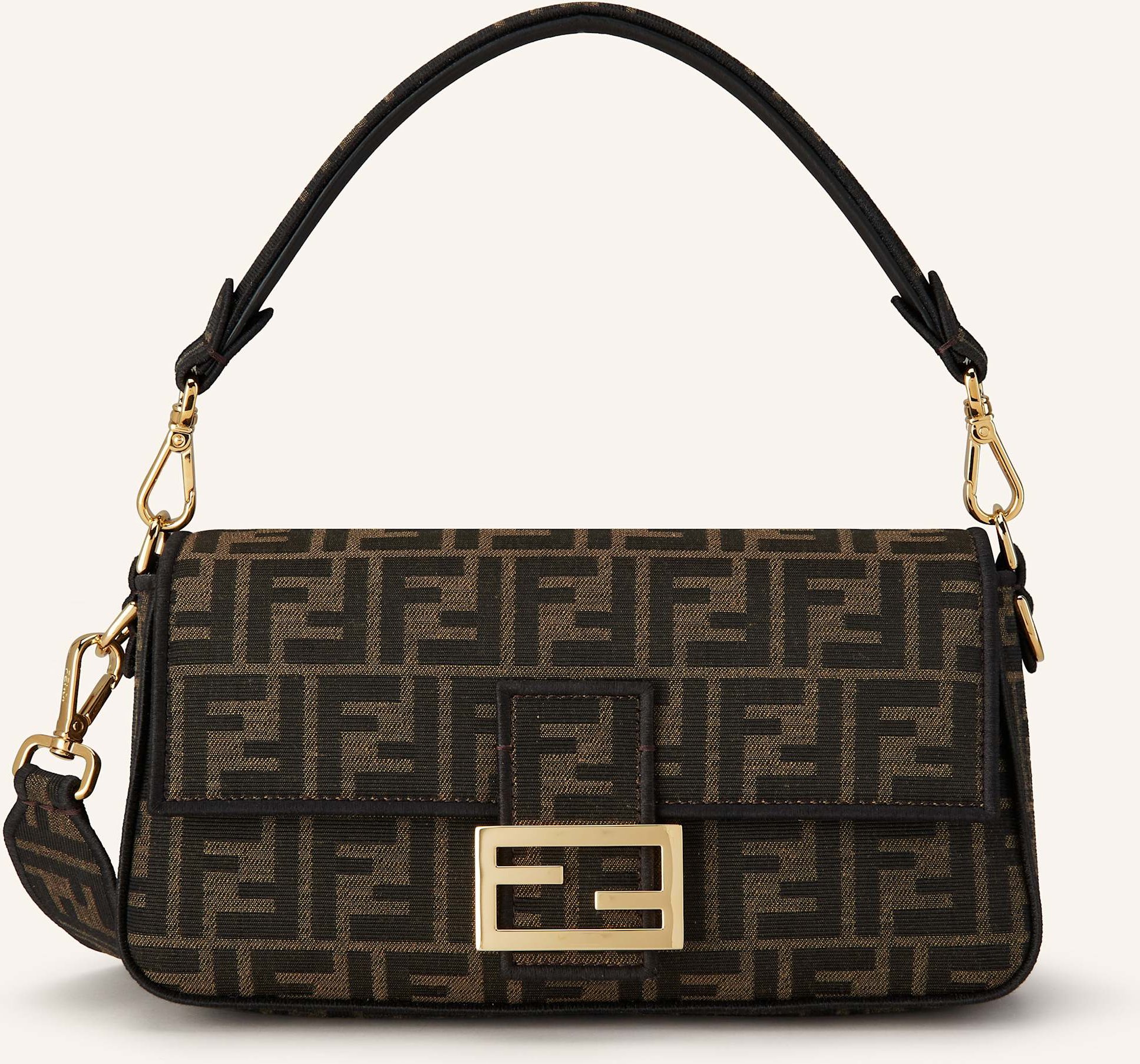 Fendi Schultertasche braun