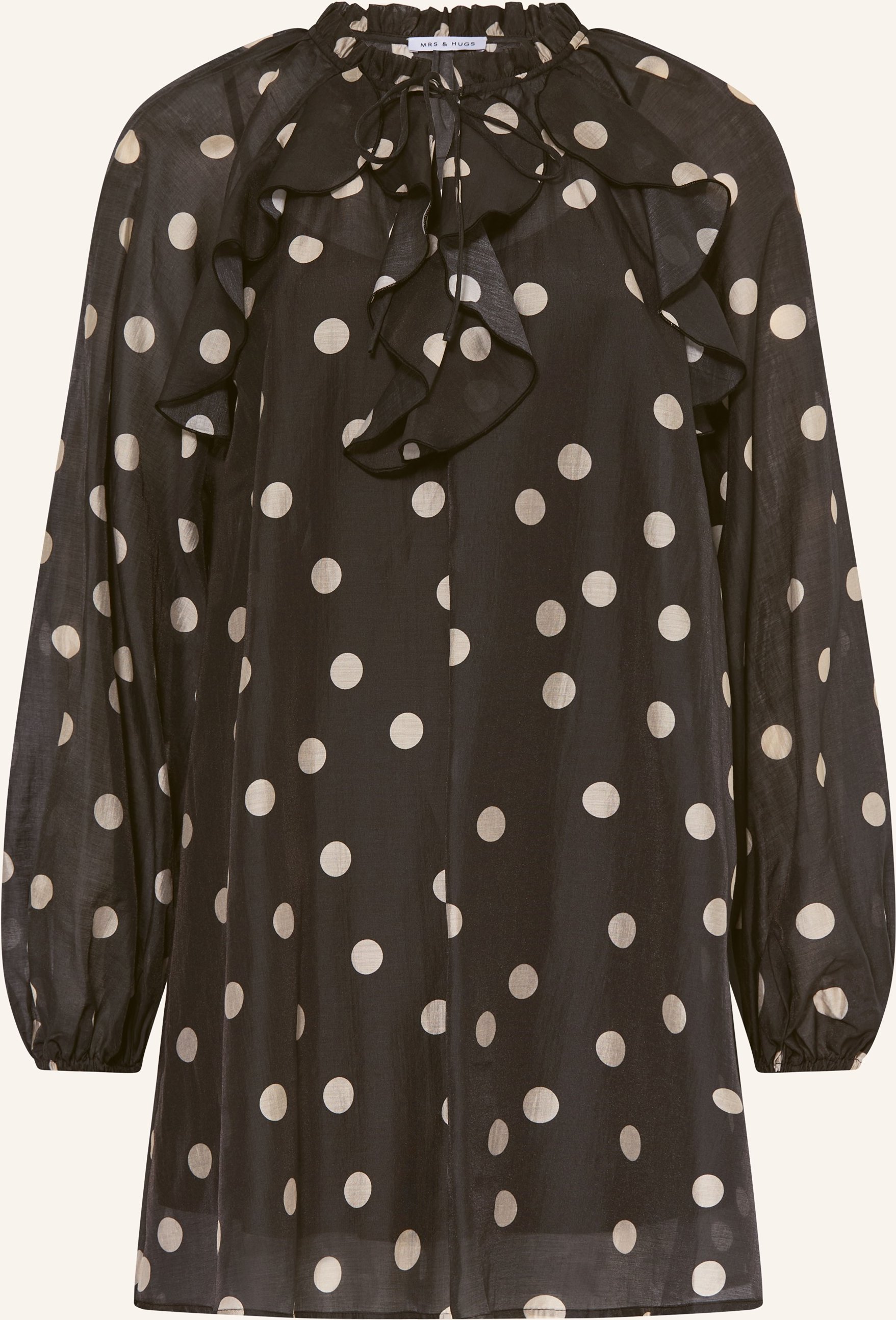 Mrs & Hugs Kleid Mit Volants schwarz