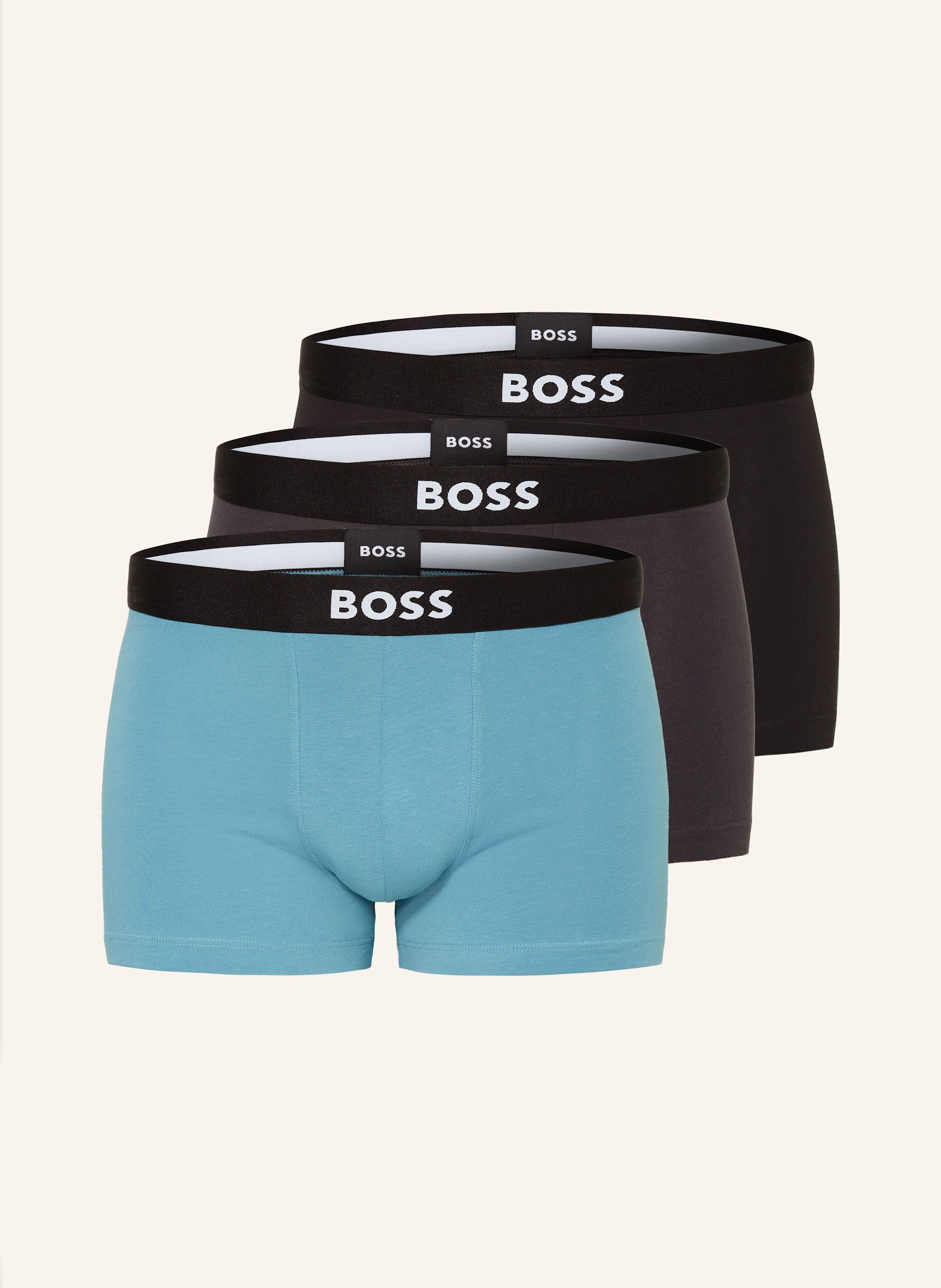 Boss 3er-Pack Boxershorts One blau