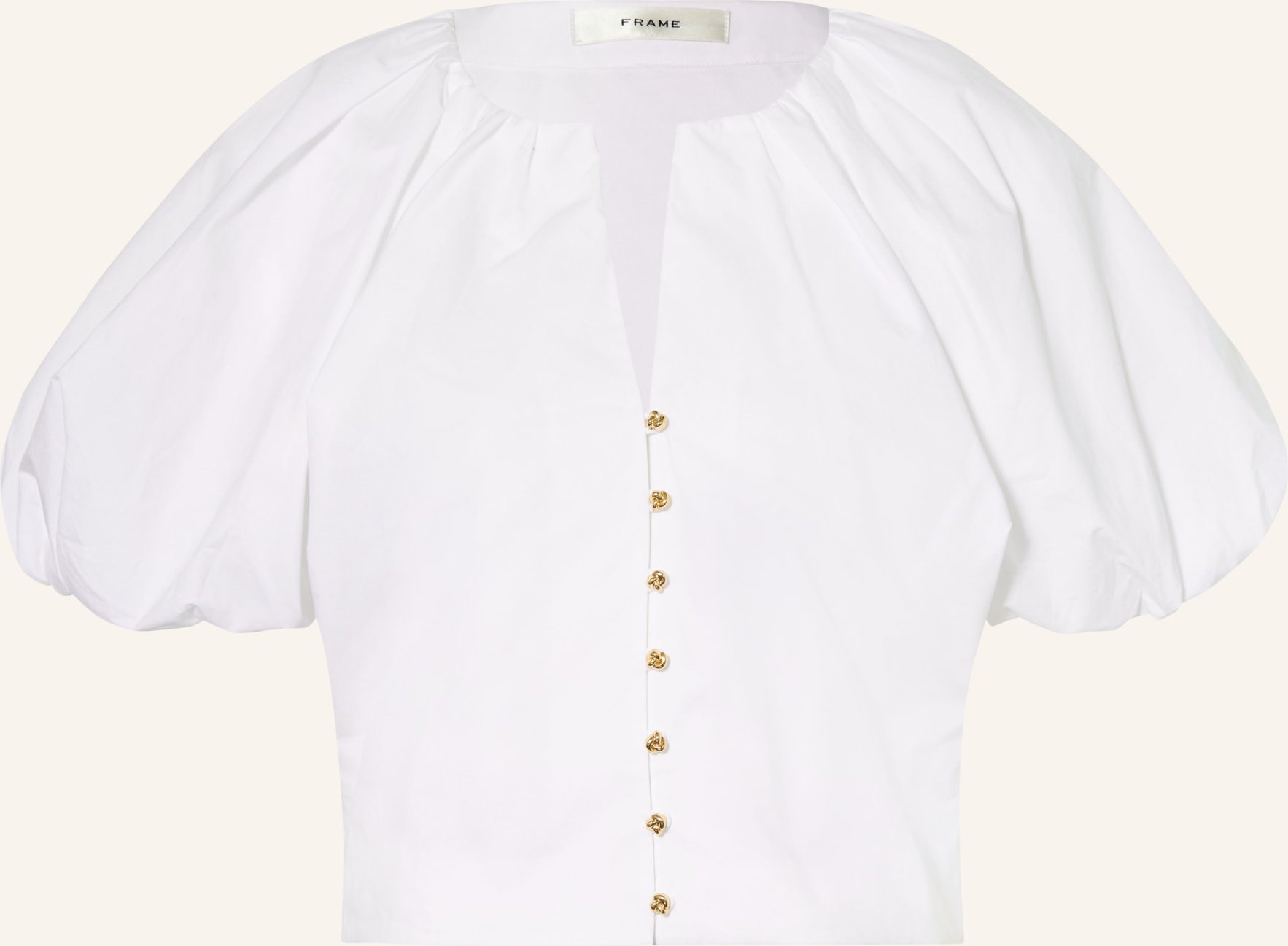 Frame Bluse The Dramatic Sleeve Blouse weiss