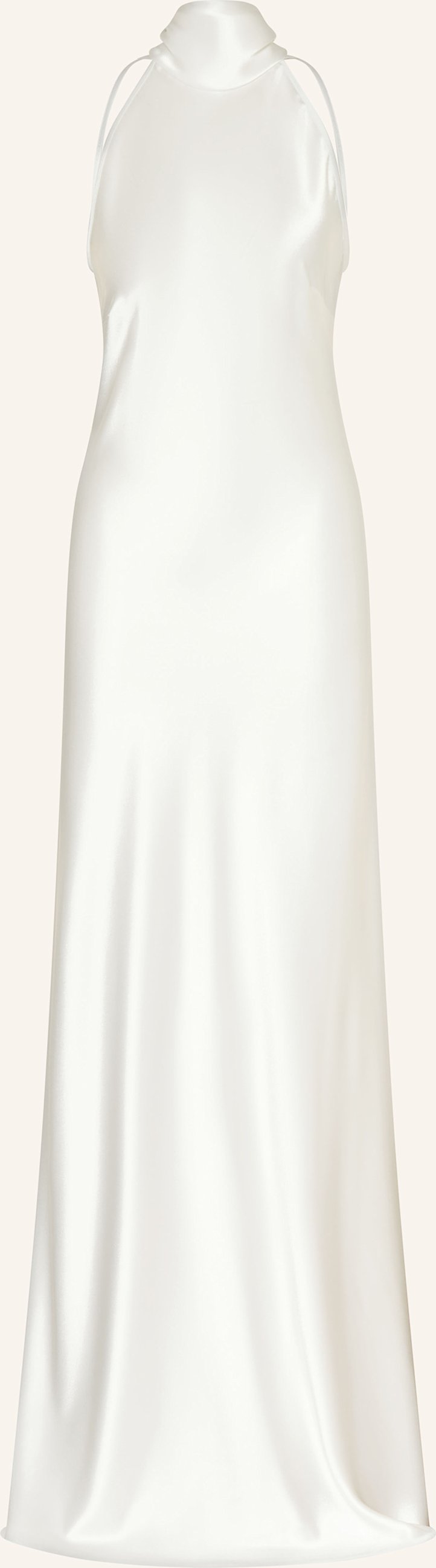 Talbot Runhof Abendkleid Aus Satin weiss