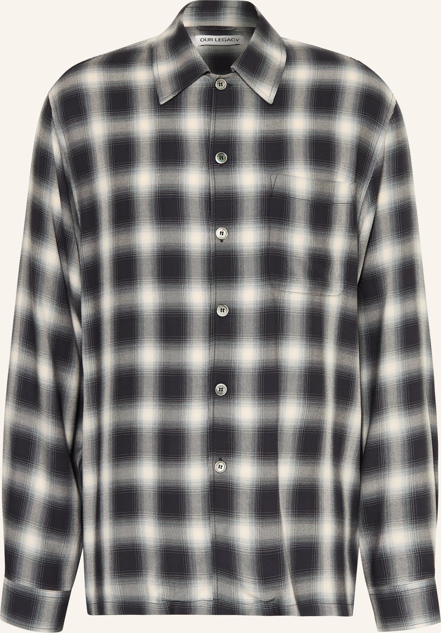 Our Legacy Hemd Every Relaxed Fit schwarz