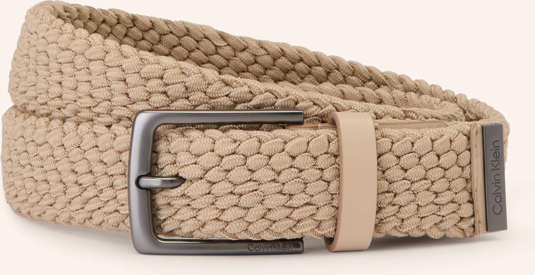 Calvin Klein Flechtgürtel beige