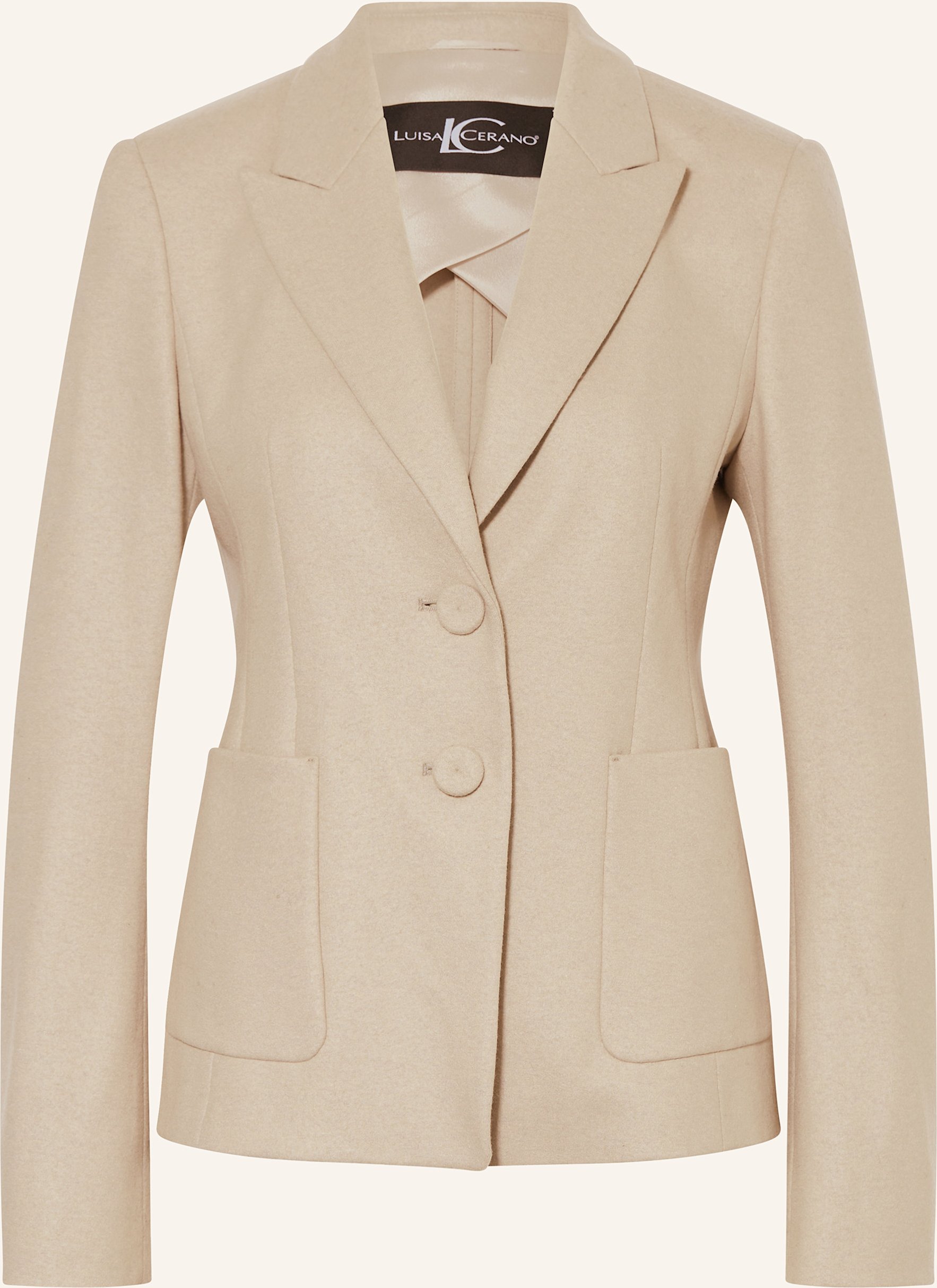 Luisa Cerano Flanellblazer beige