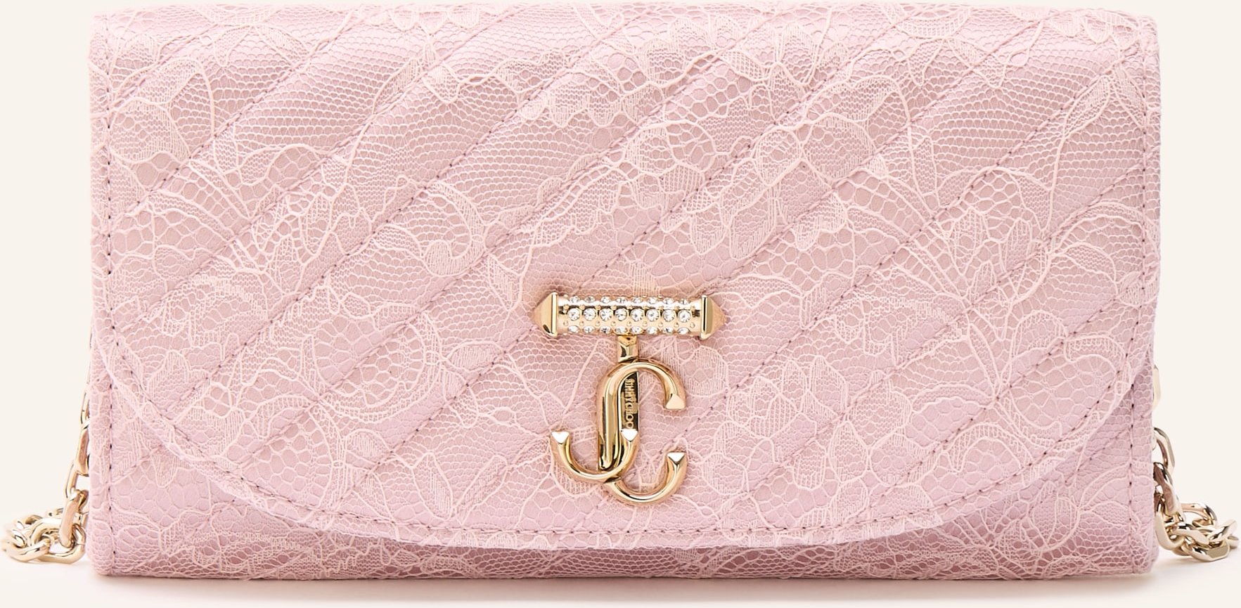 Jimmy Choo Geldbörse Curve Zum Umhängen rosa