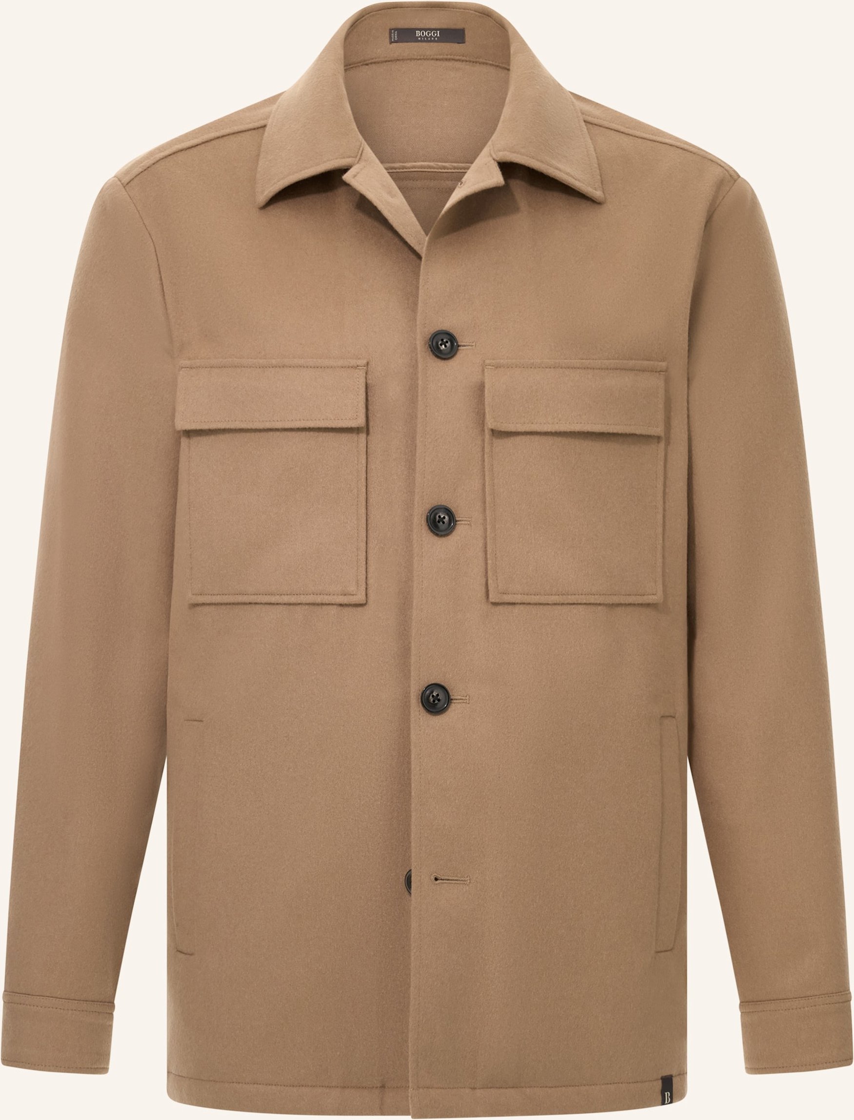 Thumbnail - Boggi Milano Overjacket Aus Cashmere beige