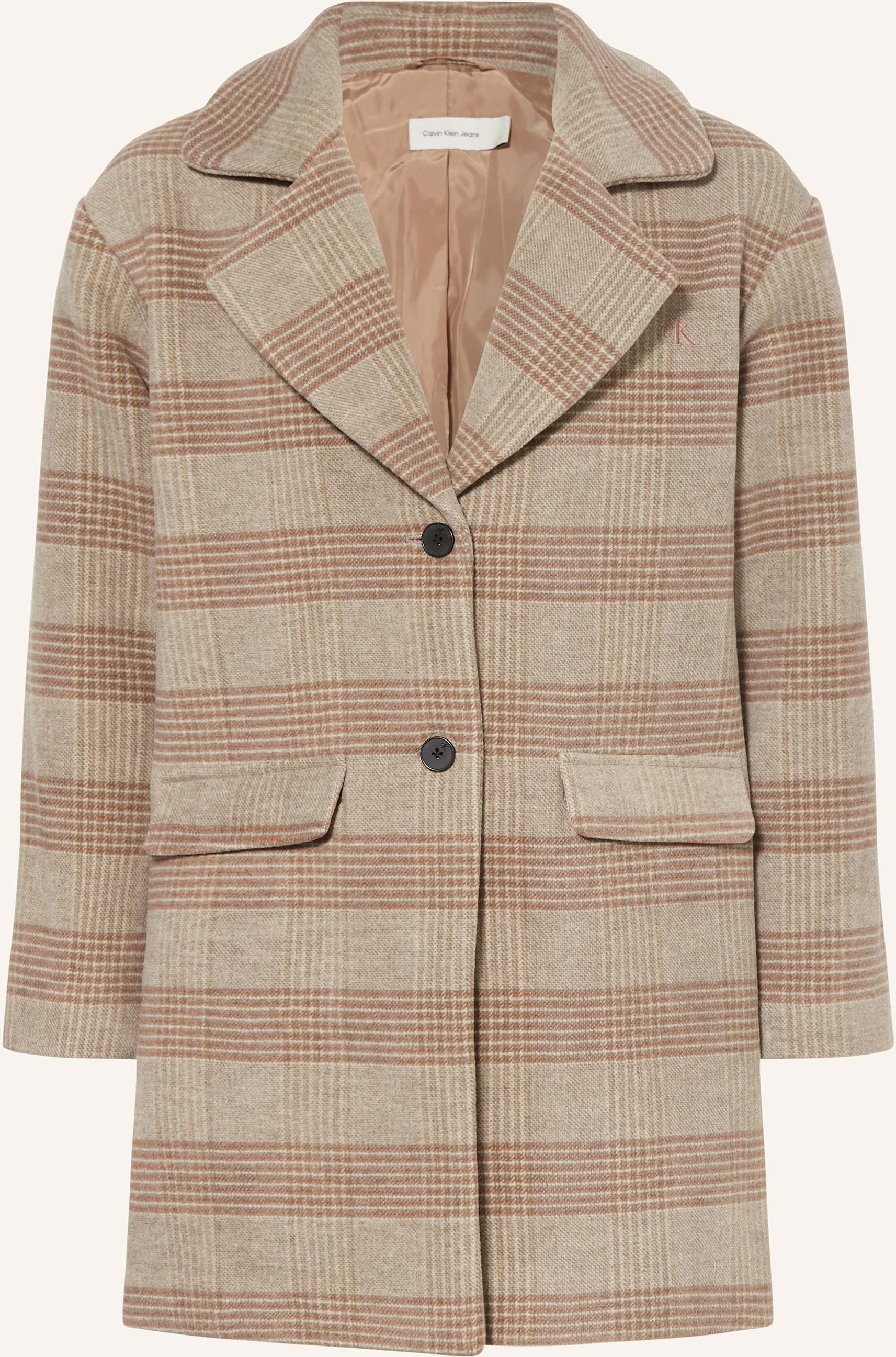 Calvin Klein Blazermantel grau