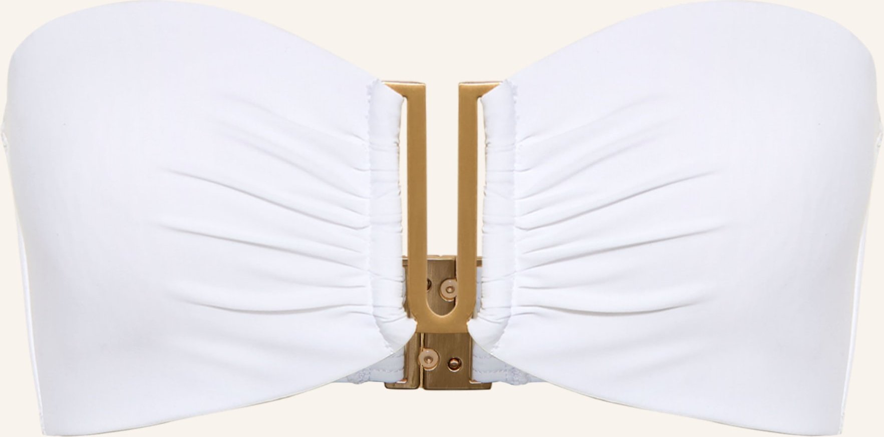 Jets Australia Bandeau-Bikini-Top Jetset weiss