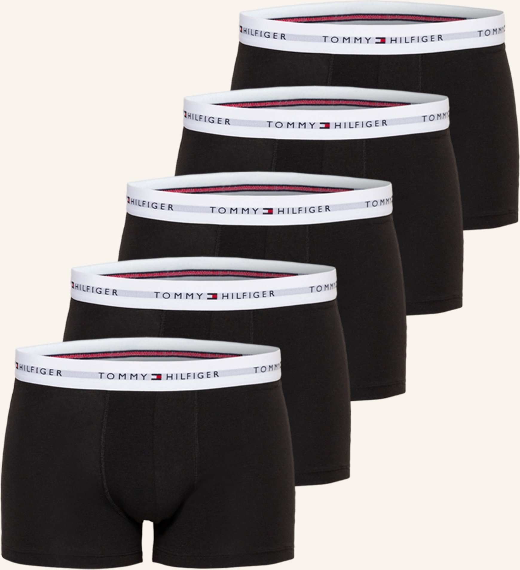 Tommy Hilfiger 5er-Pack Boxershorts schwarz