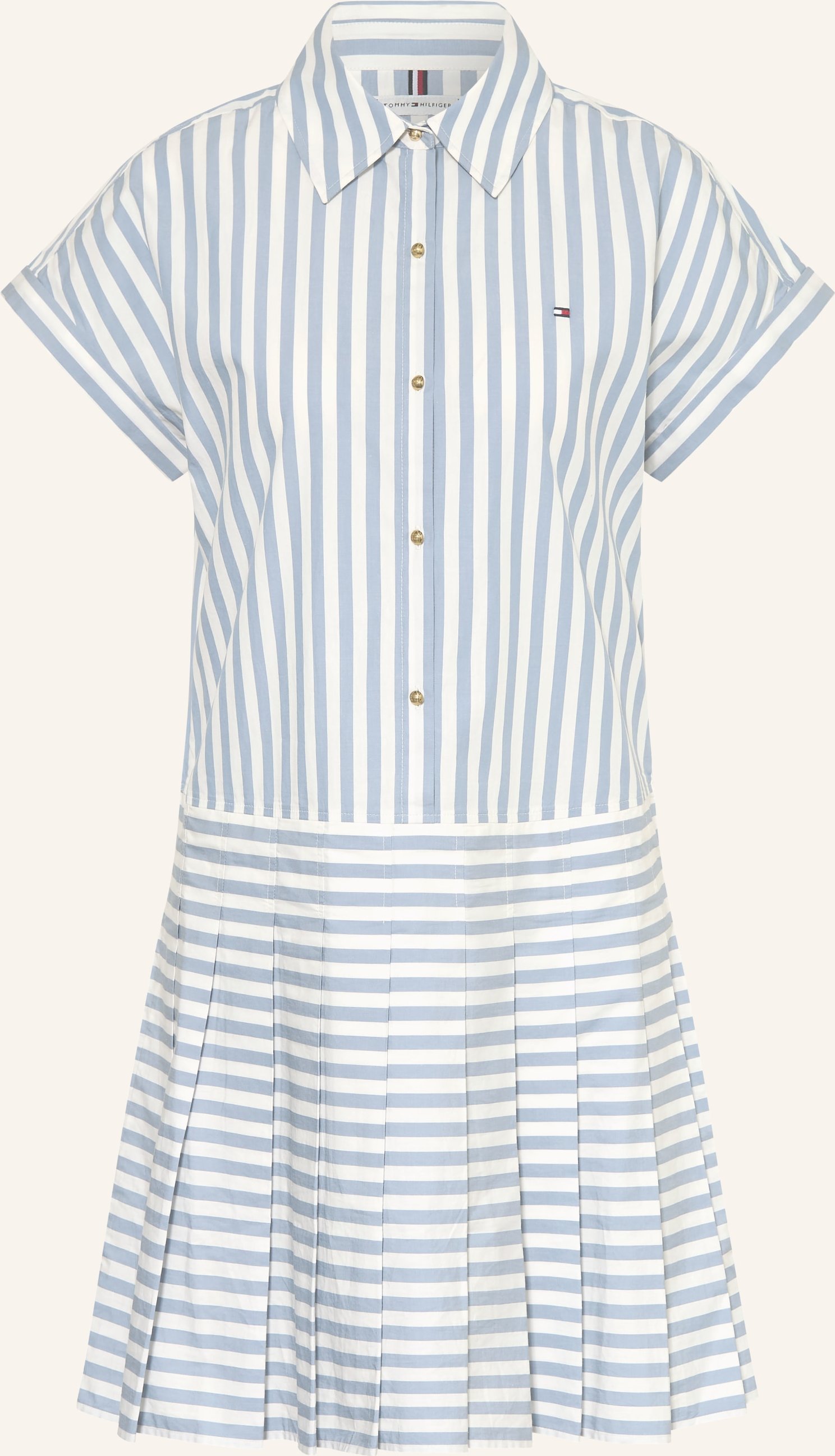 Tommy Hilfiger Hemdblusenkleid blau