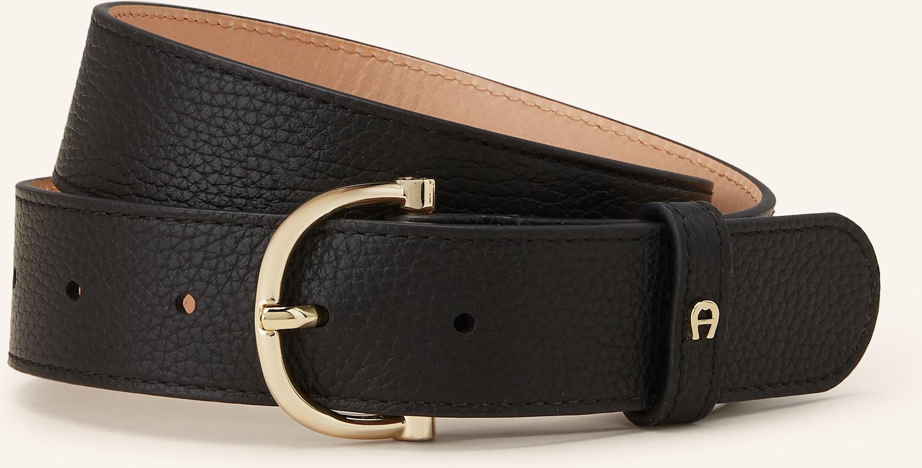 Aigner Ledergürtel Delia schwarz