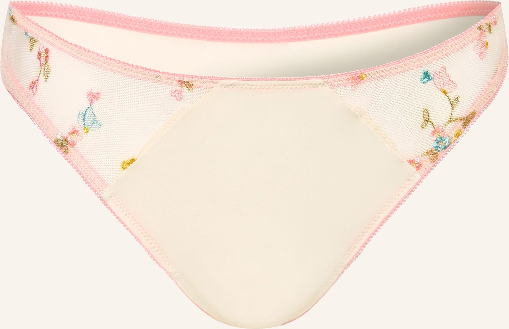 Mey Slip Serie Poetry Flowery weiss