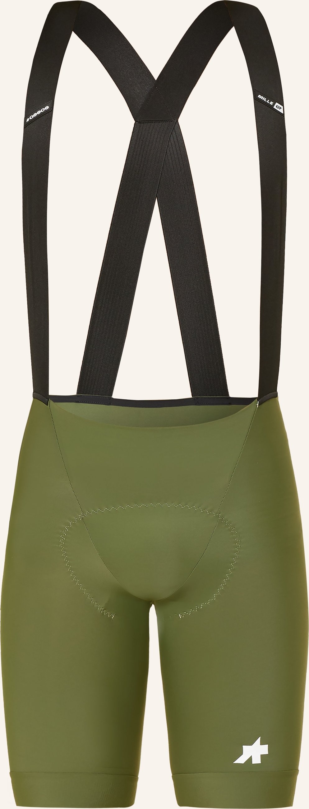 Assos Radhose Mille Gt s11 Mit Trägern Und Gepolstertem Einsatz gruen