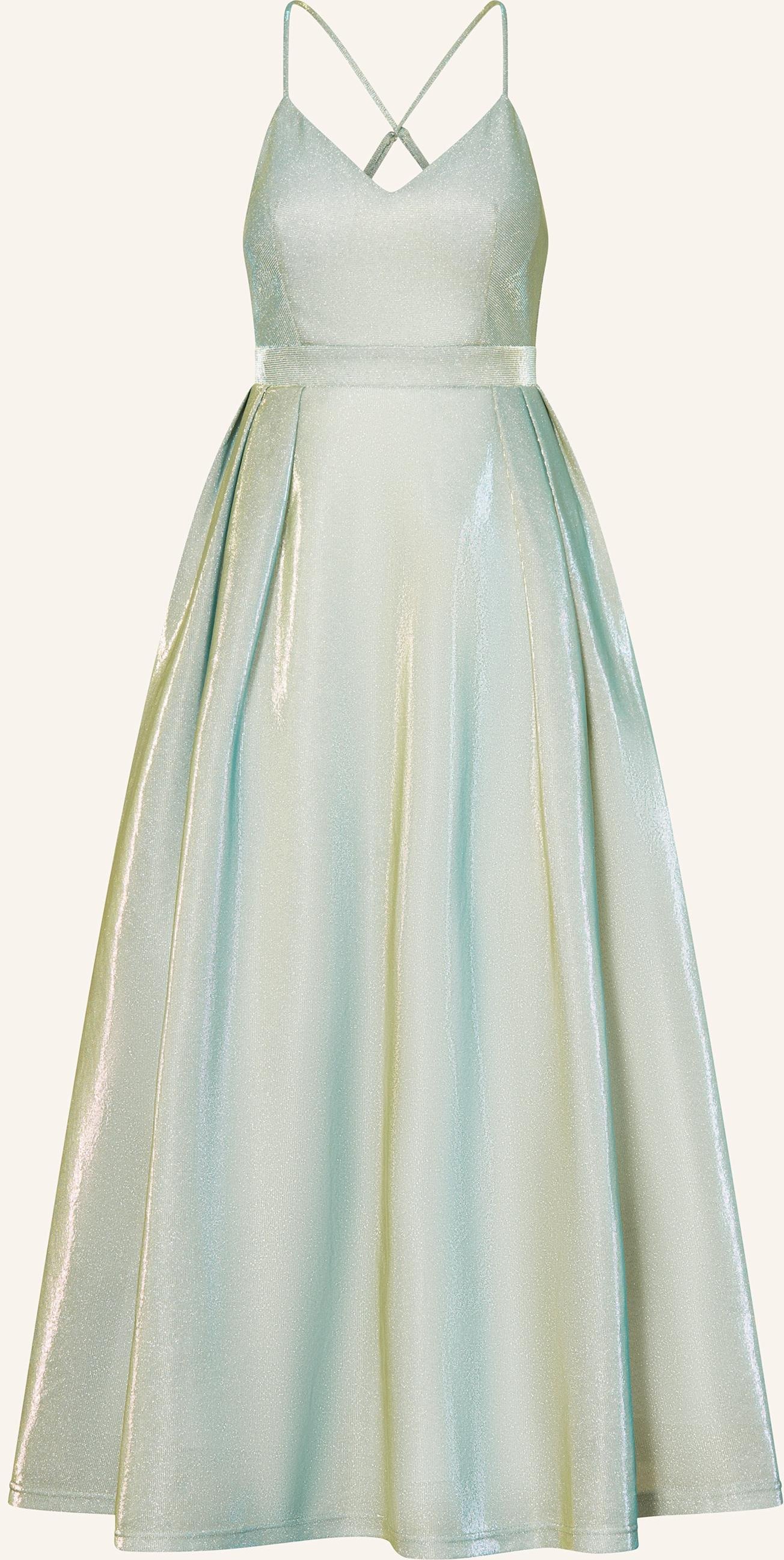 Apart Abendkleid Mit Glitzergarn gruen