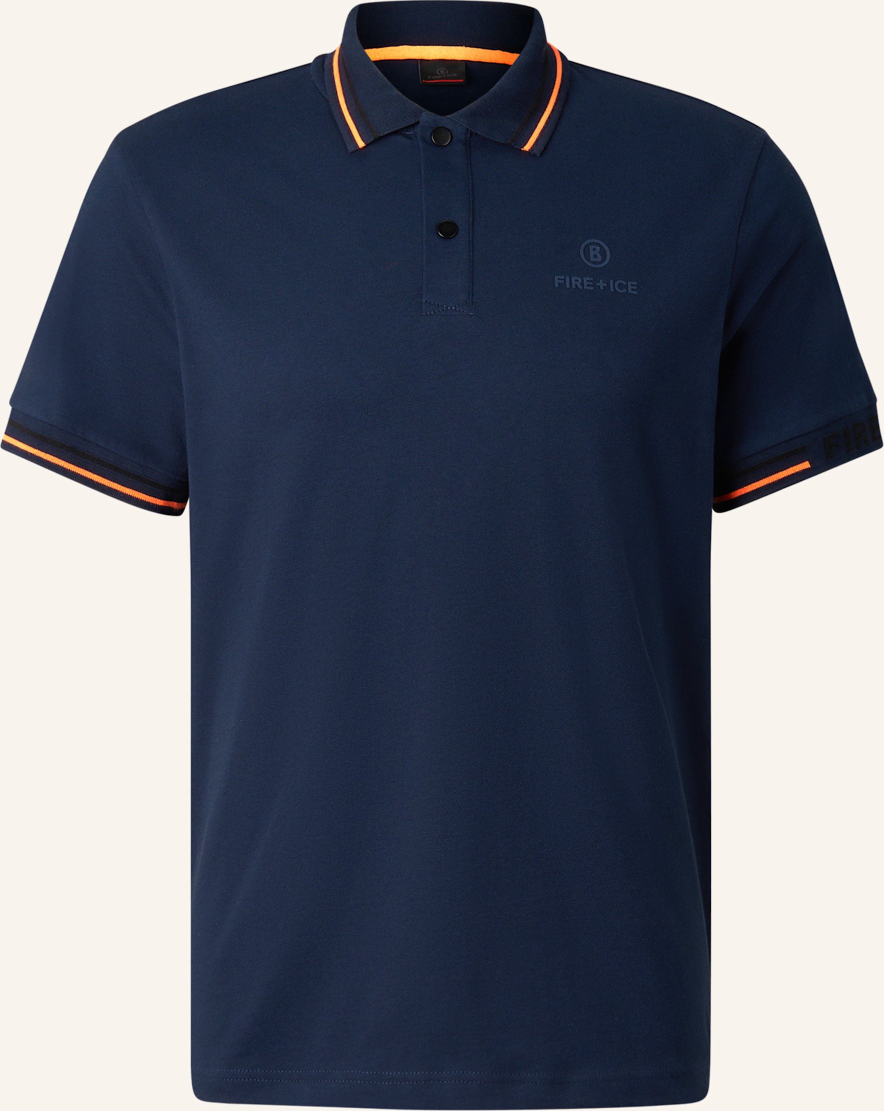 Thumbnail - Fire+Ice Polo-Shirt blau