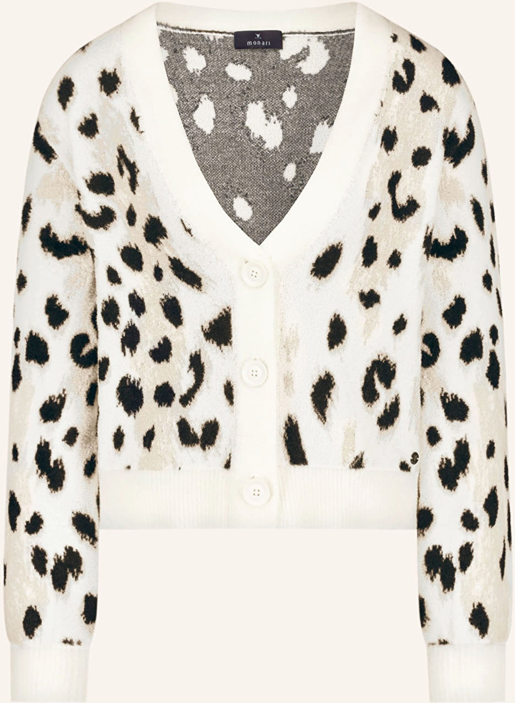 Monari Strickjacke weiss