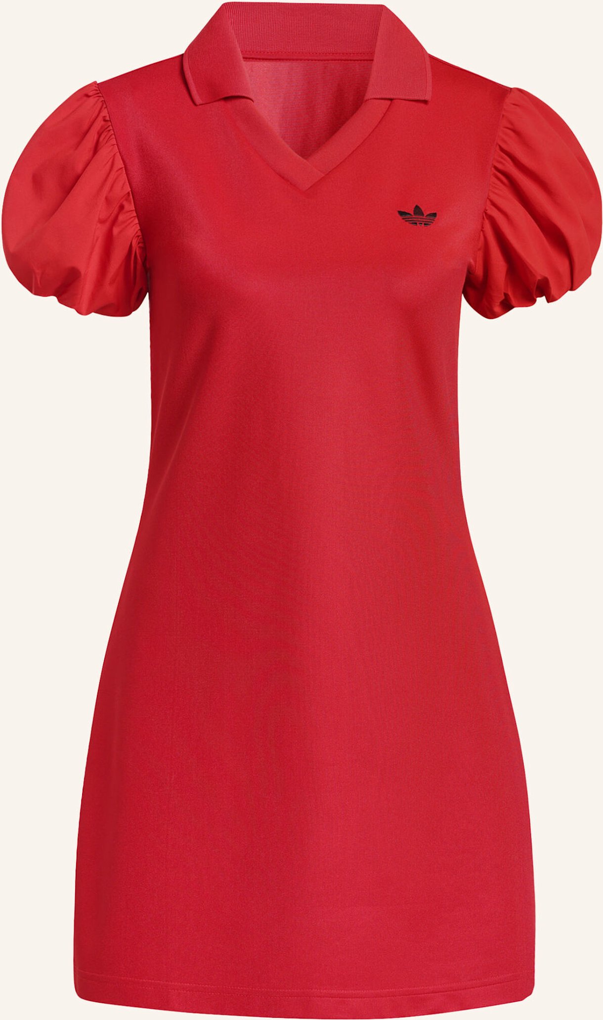 Adidas Originals Kleid Mit Ballonärmeln rot