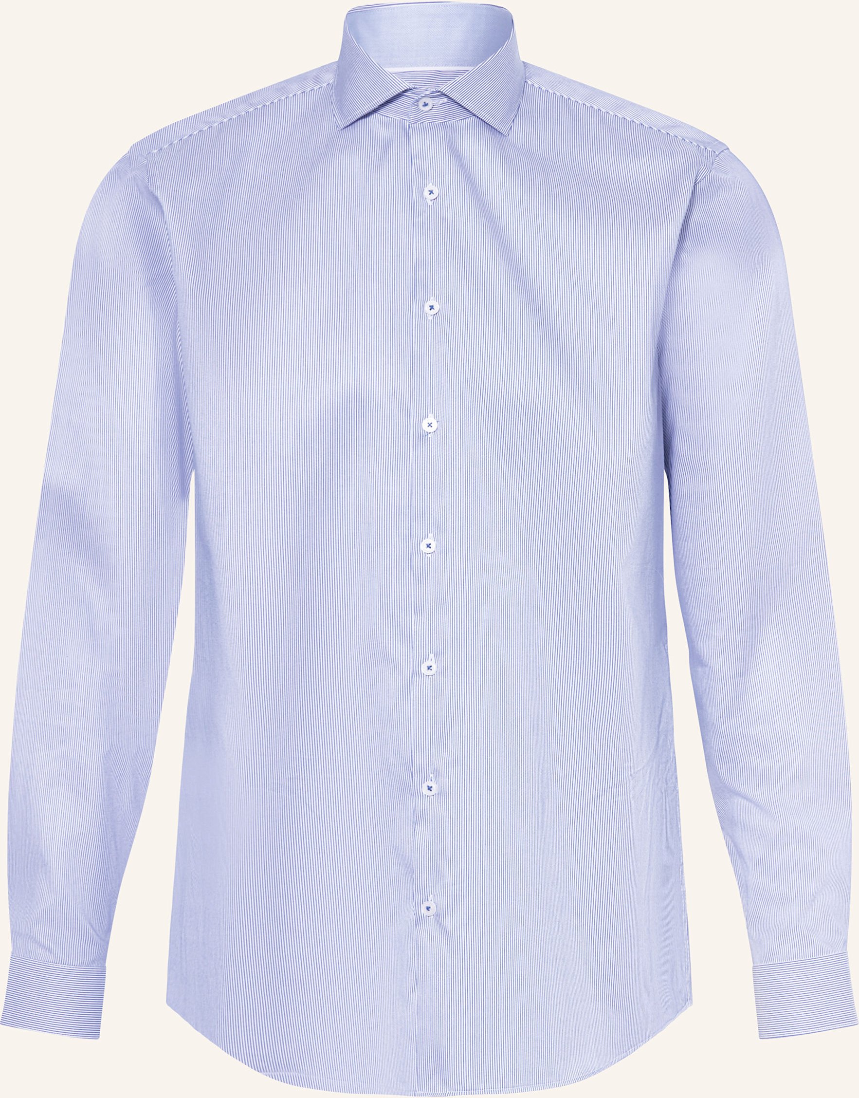 Paul Hemd Shaped Fit blau