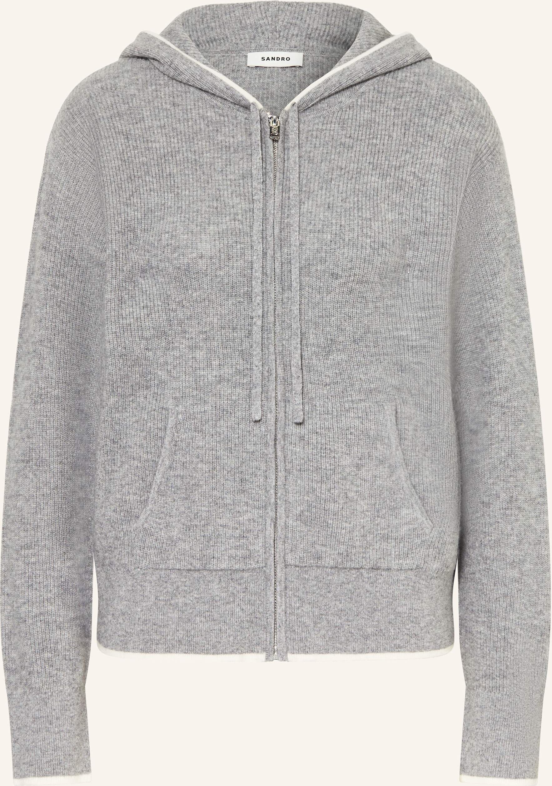 Sandro Strickjacke grau