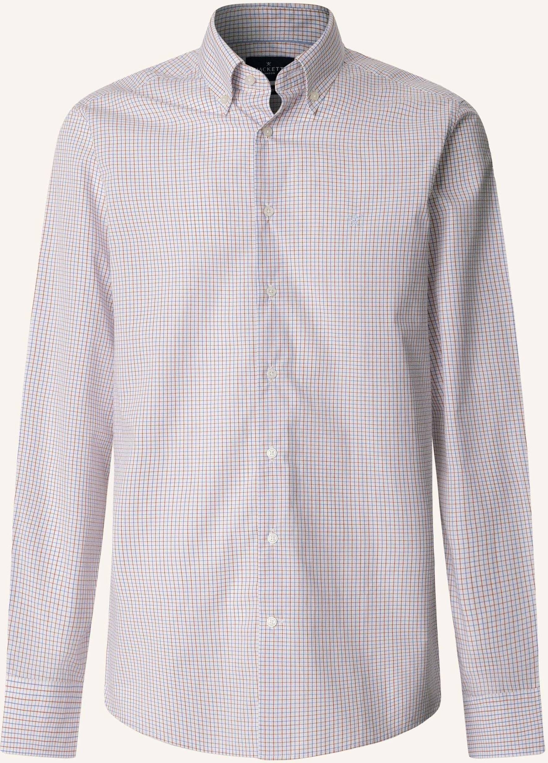 Hackett London Freizeithemd City Tattersall rot