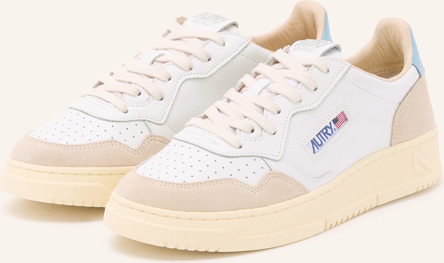 Autry Sneaker Medalist Low Ls weiss