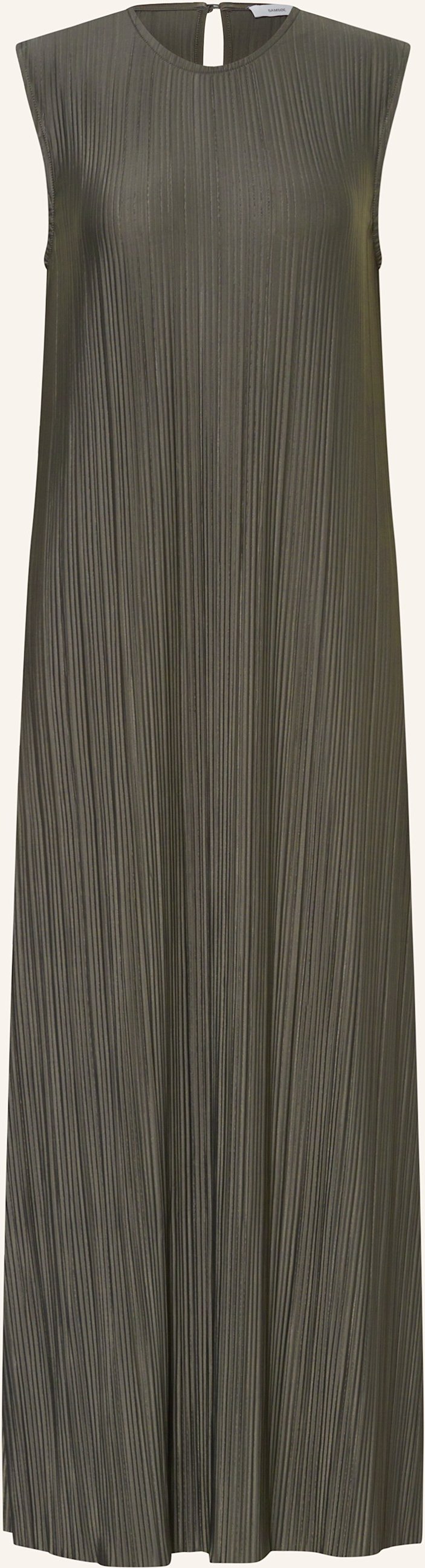 Samsøe Samsøe Plisseekleid Sauma gruen