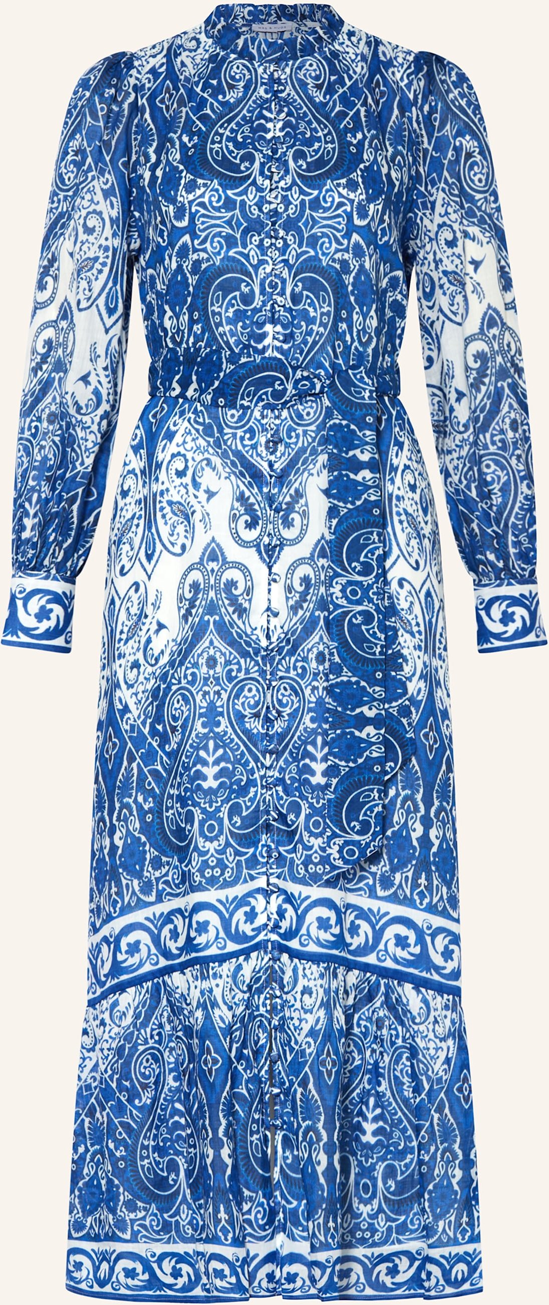 Mrs & Hugs Kleid Mit Rüschen blau