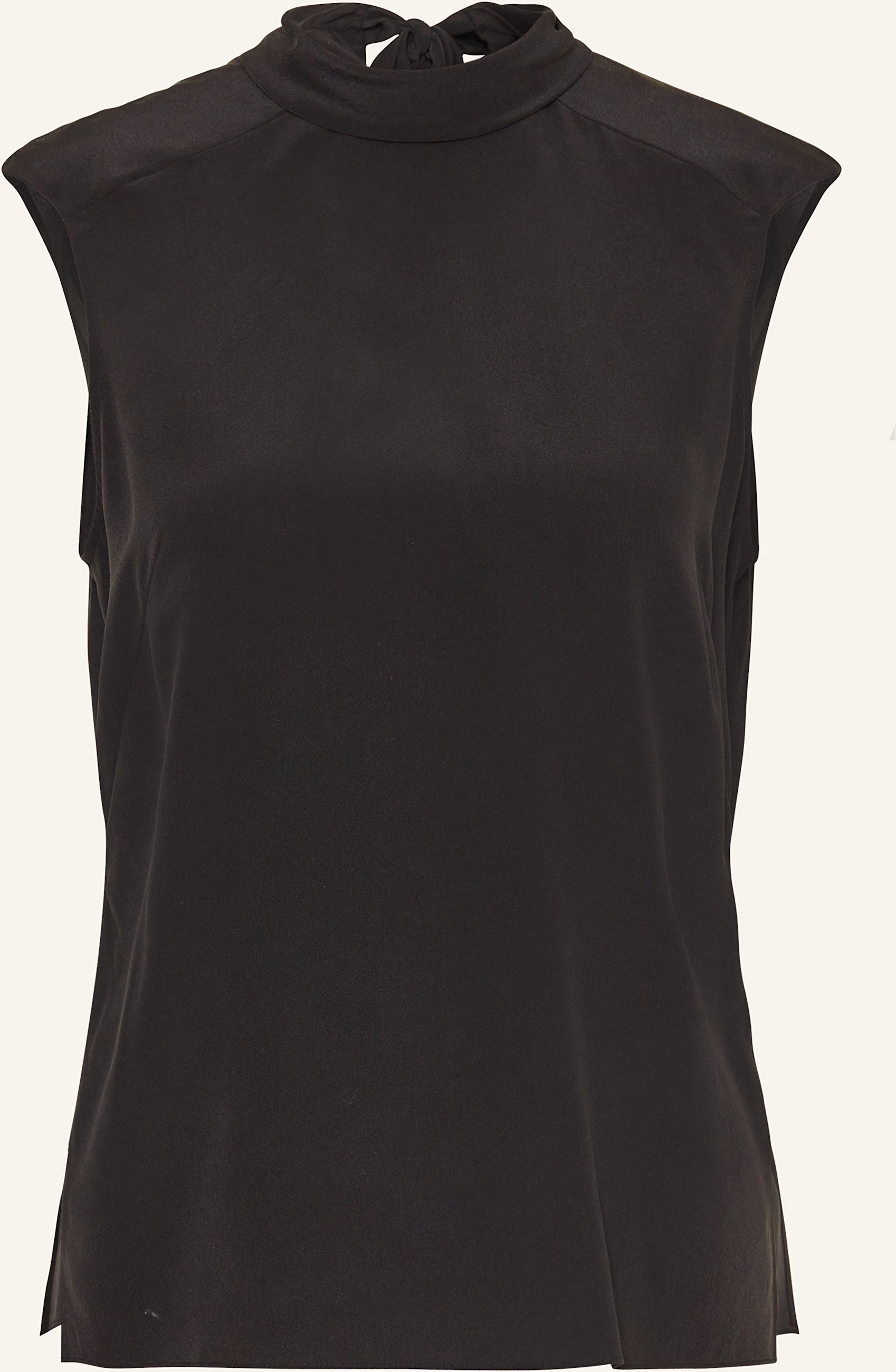 Boss Schluppenbluse Besei Aus Seide schwarz