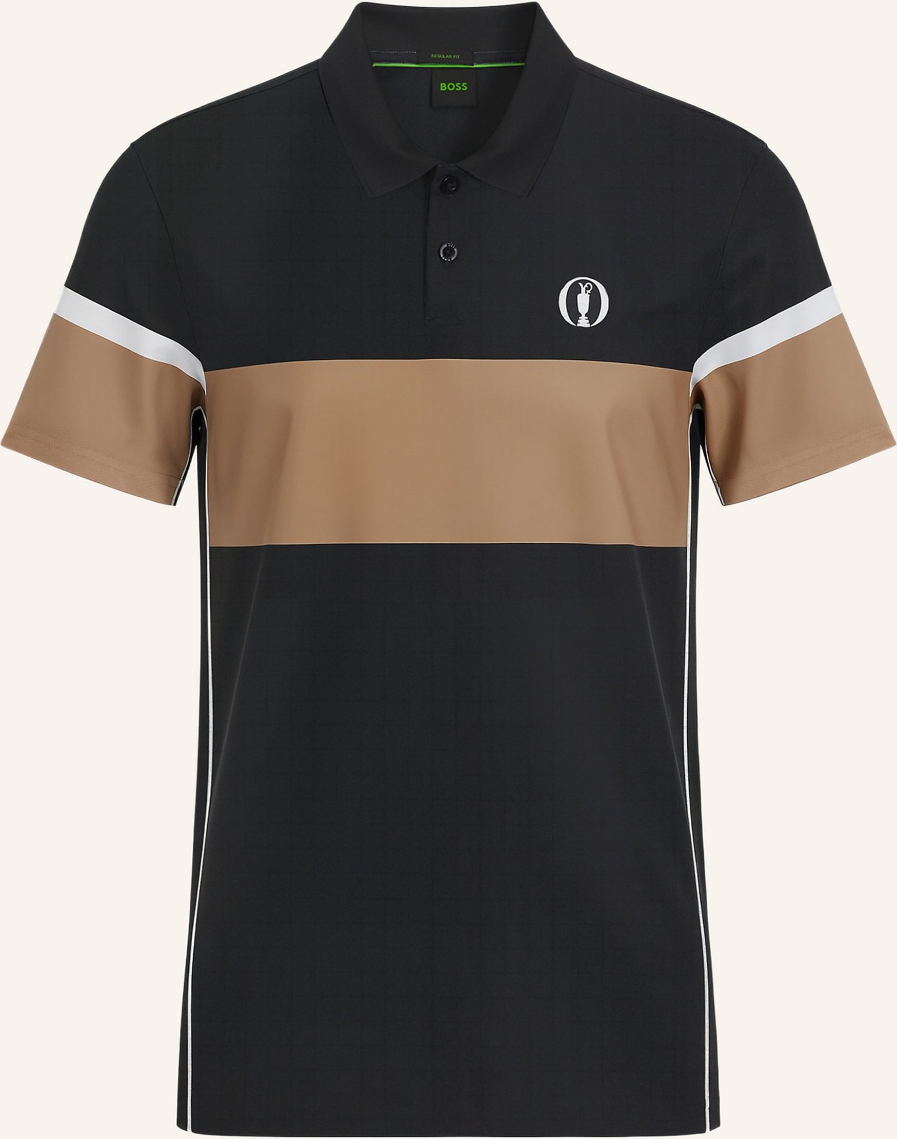Boss Poloshirt Paddy The Open 25 Regular Fit schwarz
