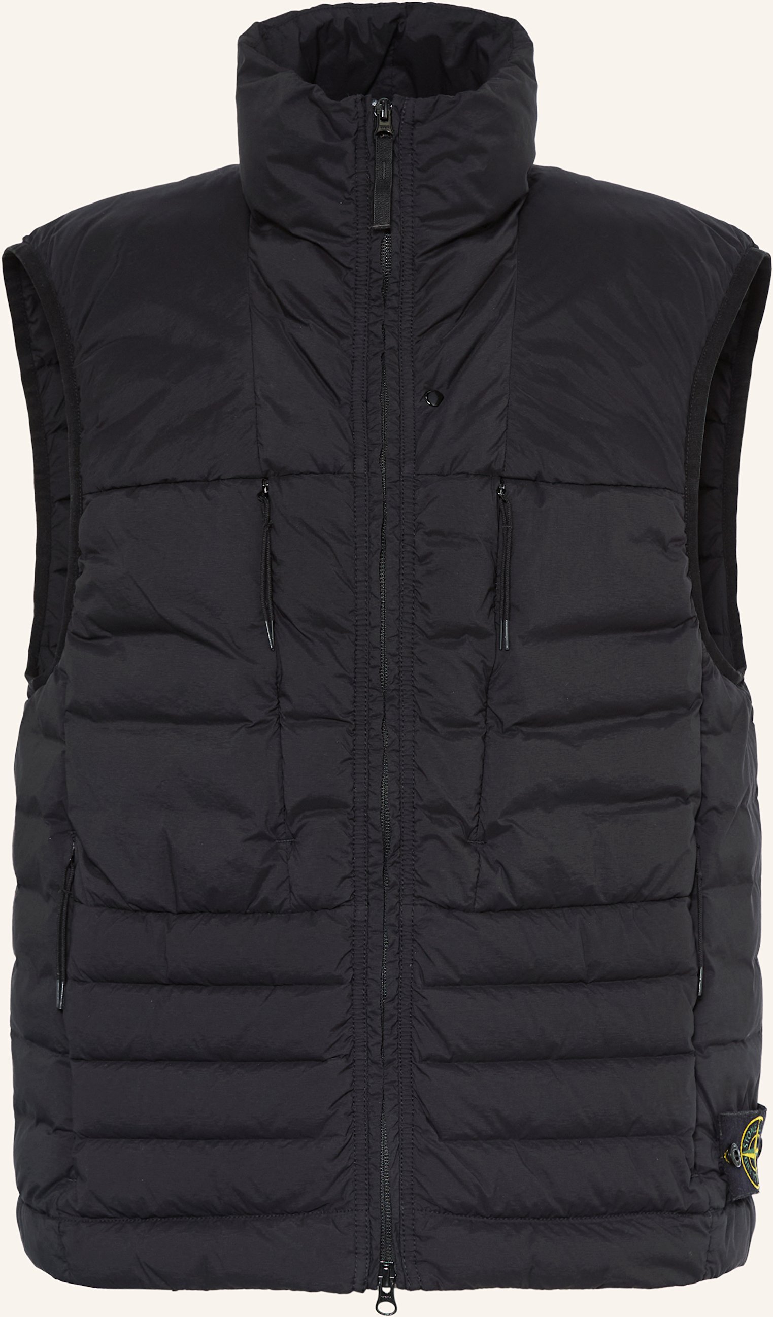 Thumbnail - Stone Island Daunenweste schwarz