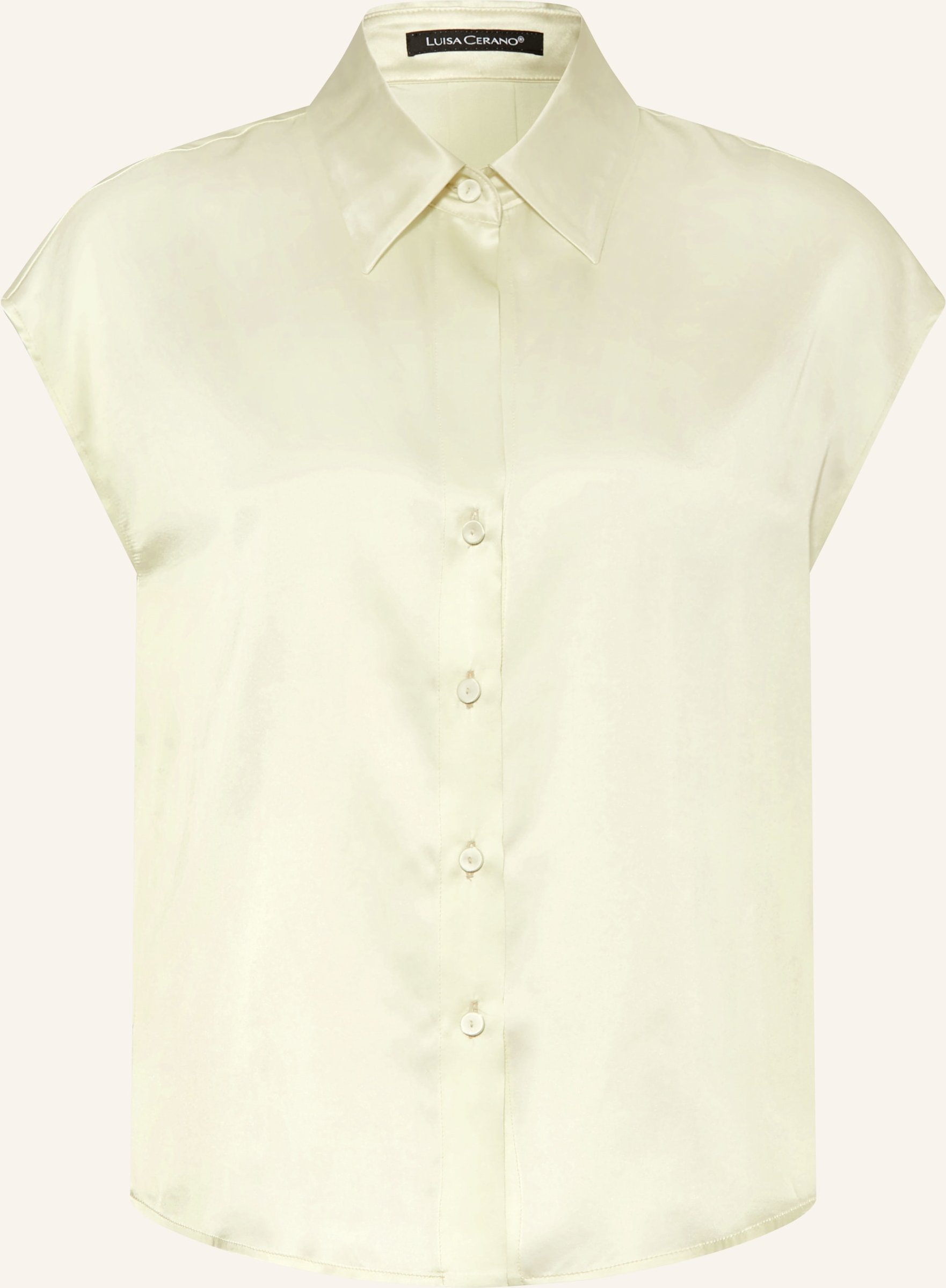 Luisa Cerano Hemdbluse Aus Seide gruen