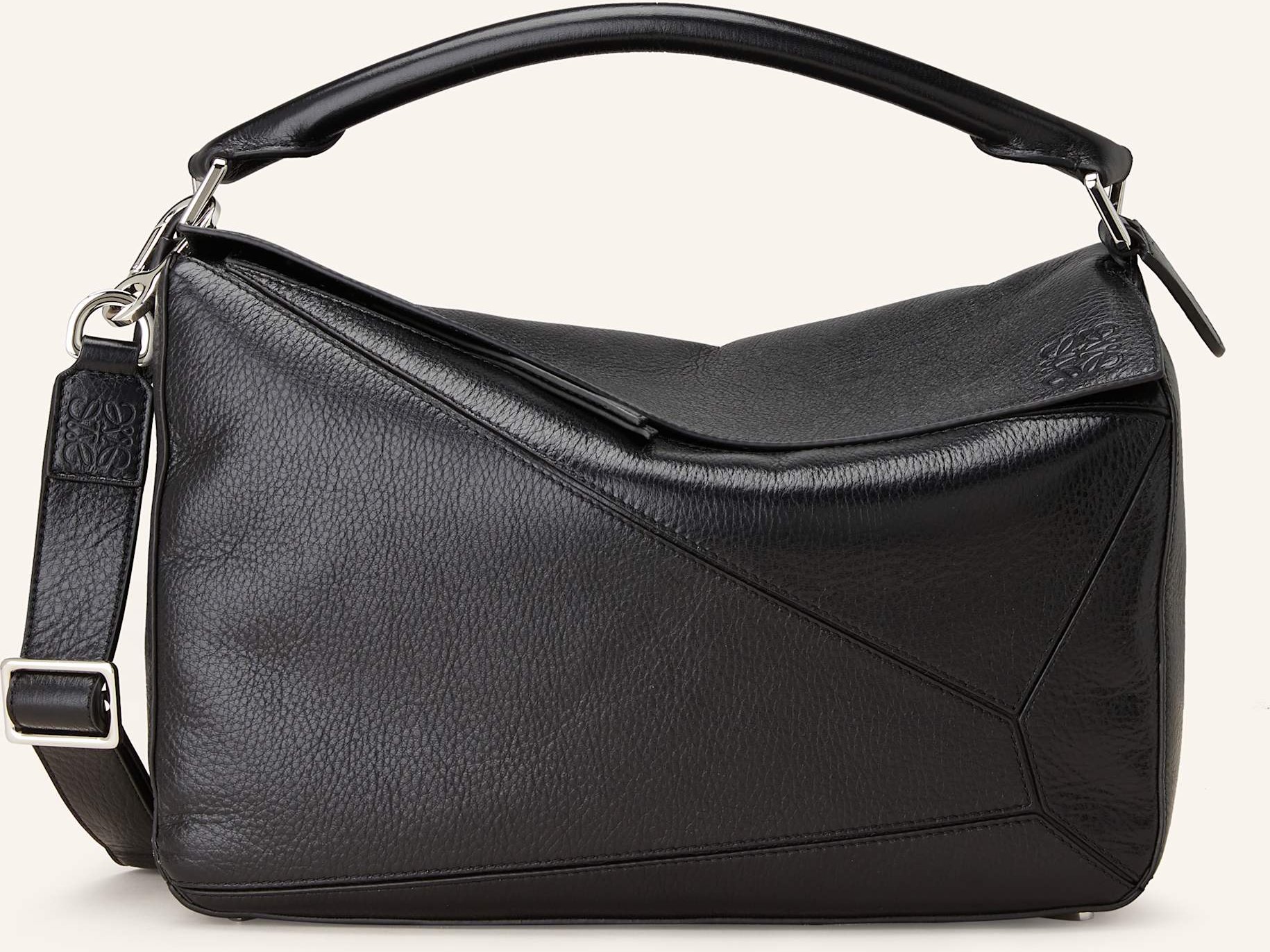 Thumbnail - Loewe Handtasche Puzzle New Large schwarz