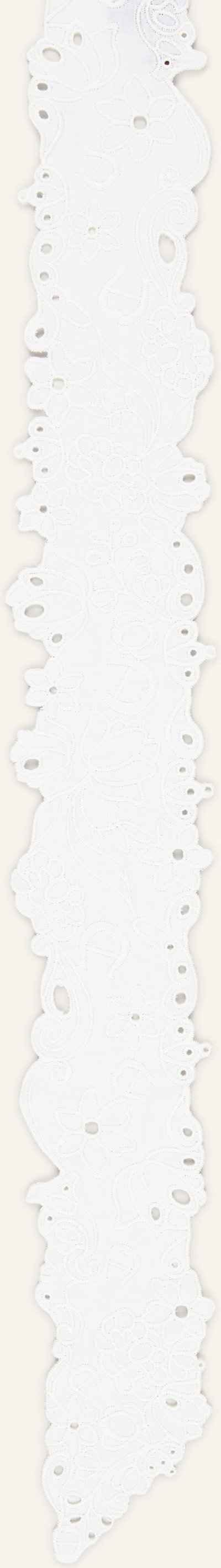 Aigner Schal Aus Lochspitze weiss