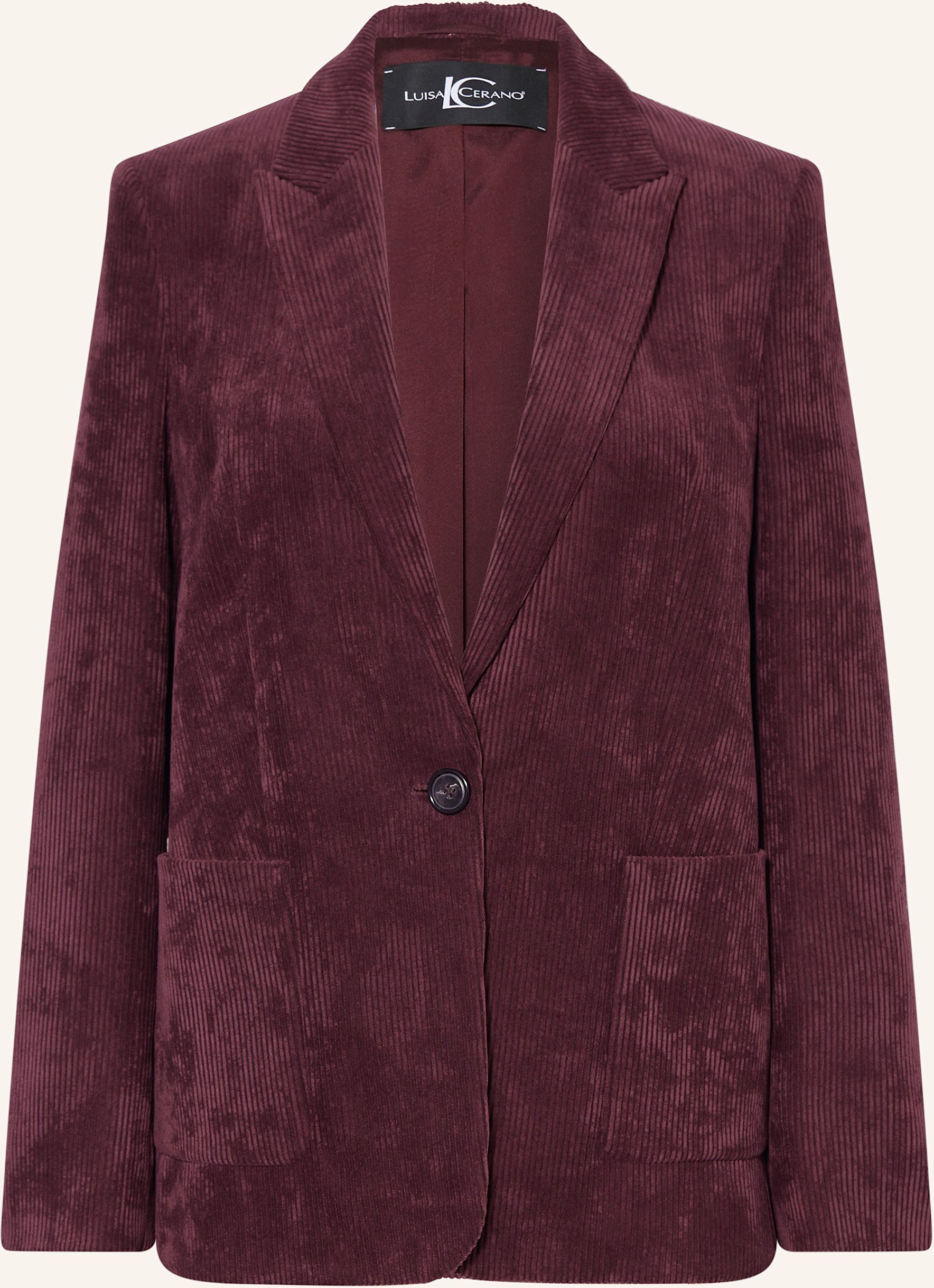 Luisa Cerano Cordblazer rot
