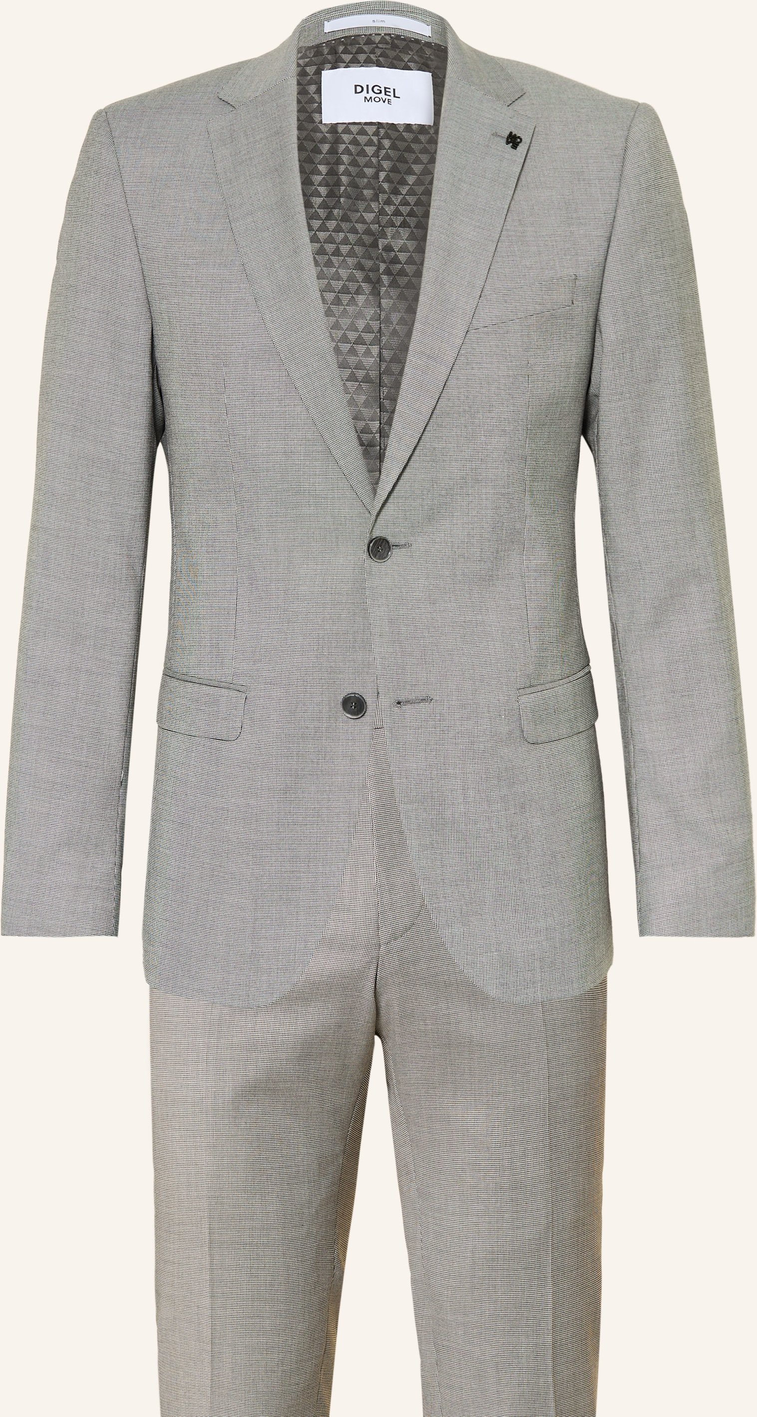 Digel Move Anzug Anthony Slim Fit grau