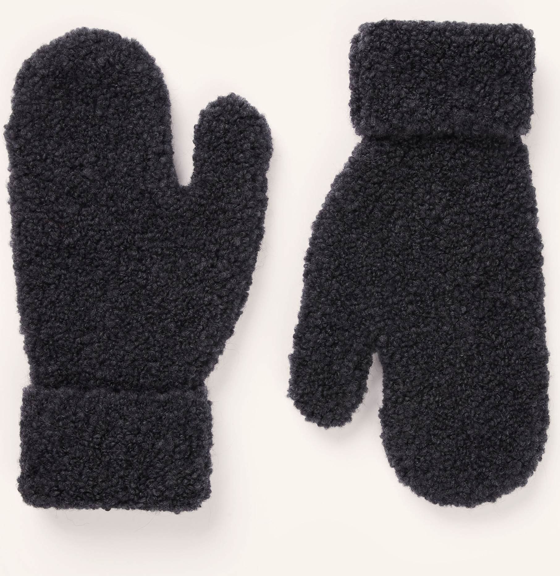 Marc O'polo Teddyfell-Fäustlinge grau