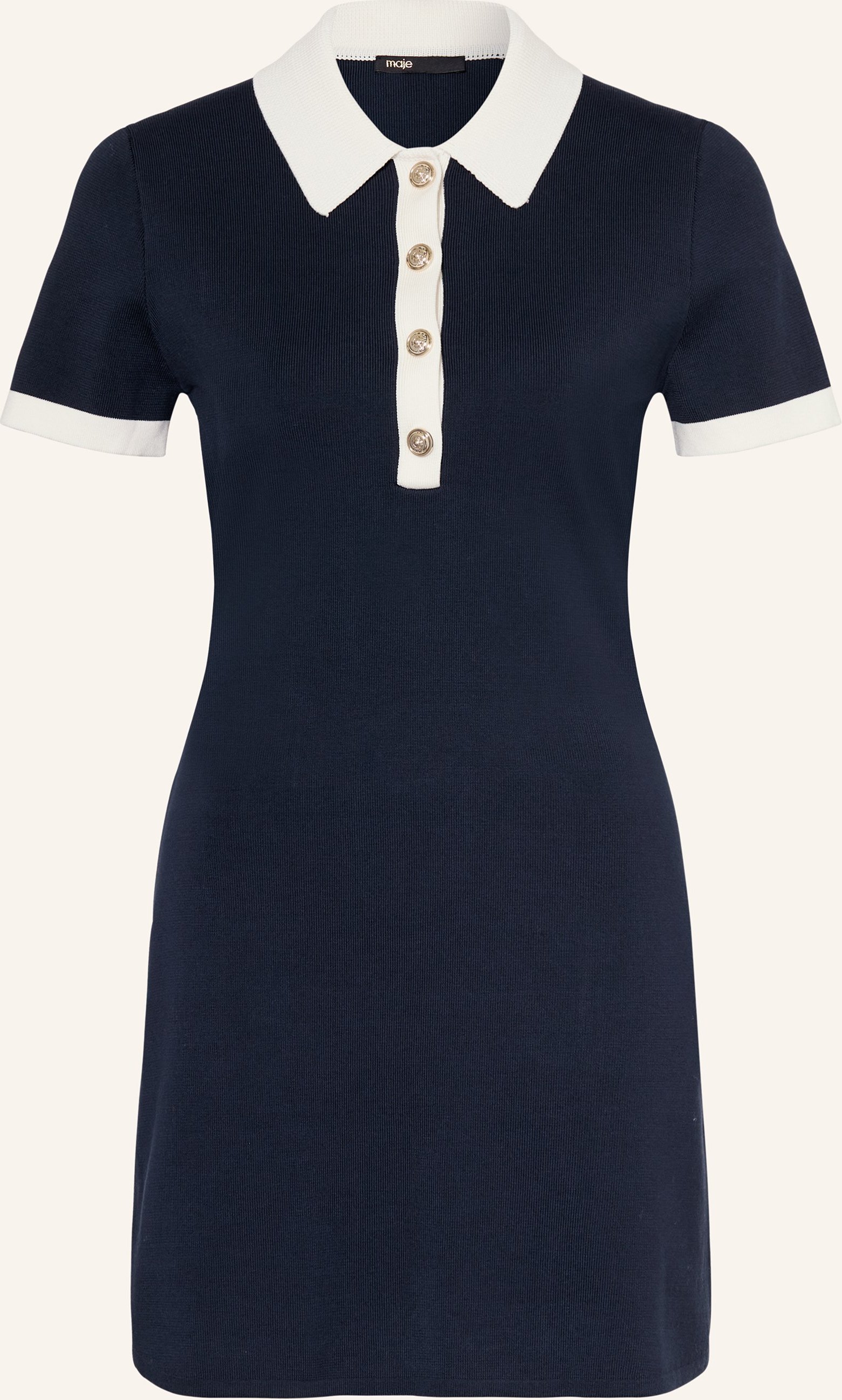 Maje Strickkleid blau