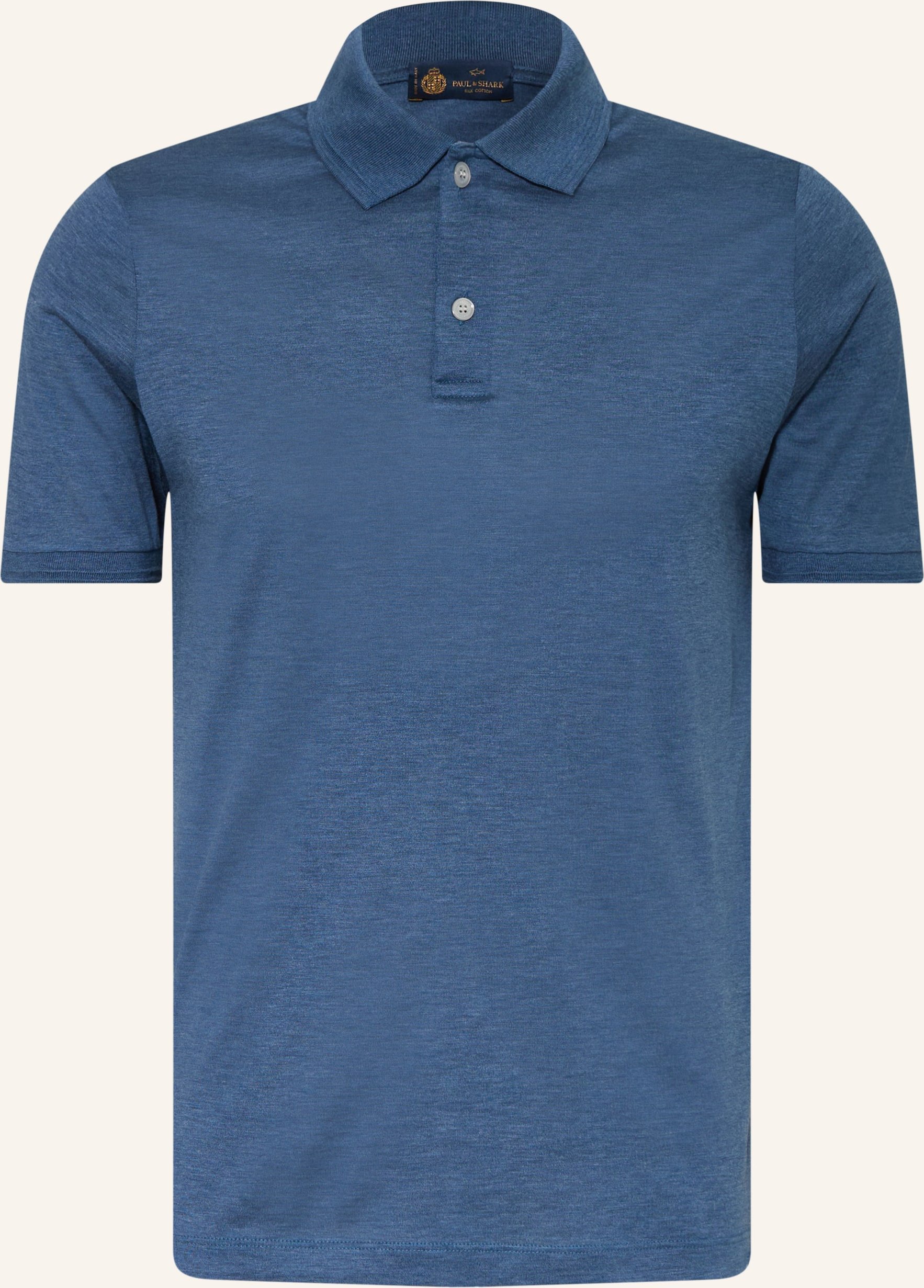 Paul & Shark Poloshirt Mit Seide blau