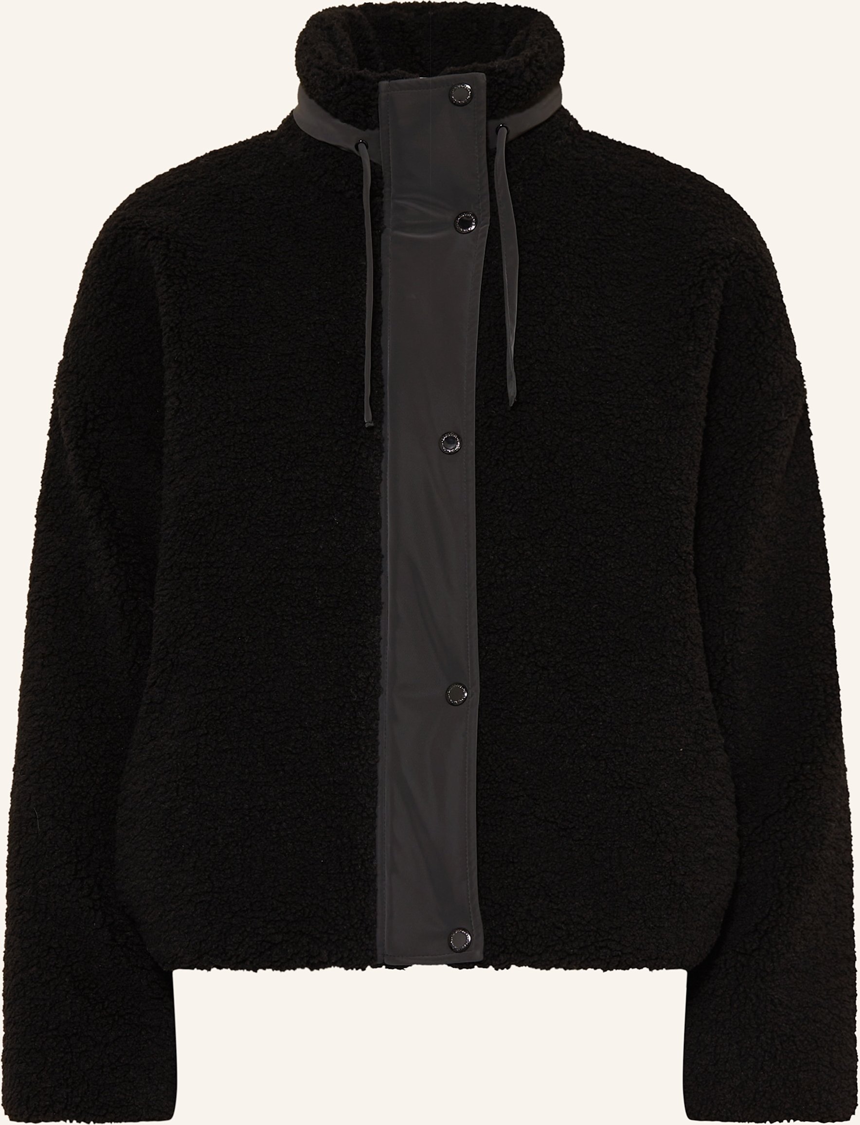 Barbour International Teddyfell-Jacke Palma schwarz