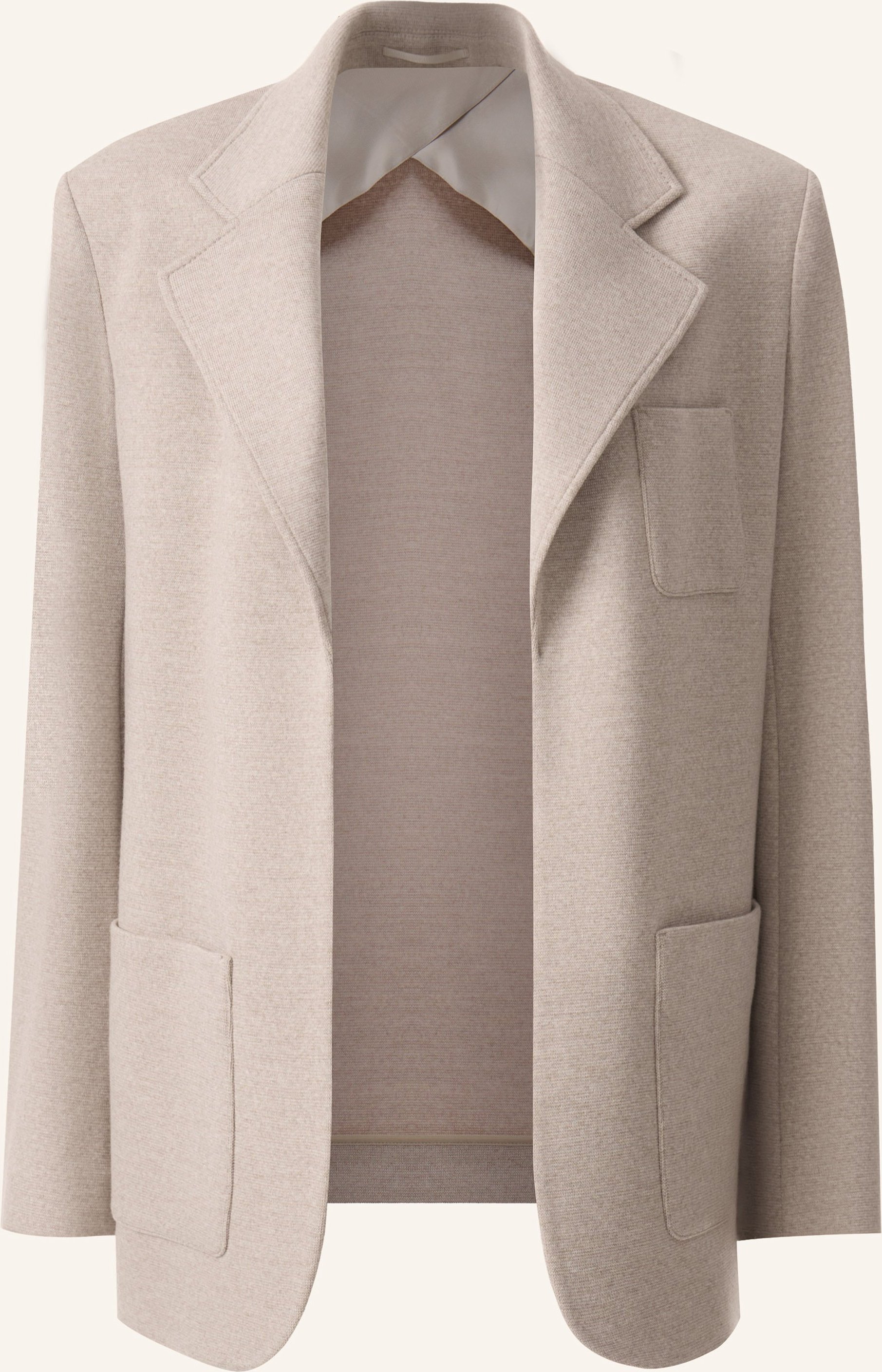 Pinxit Strick-Blazer beige