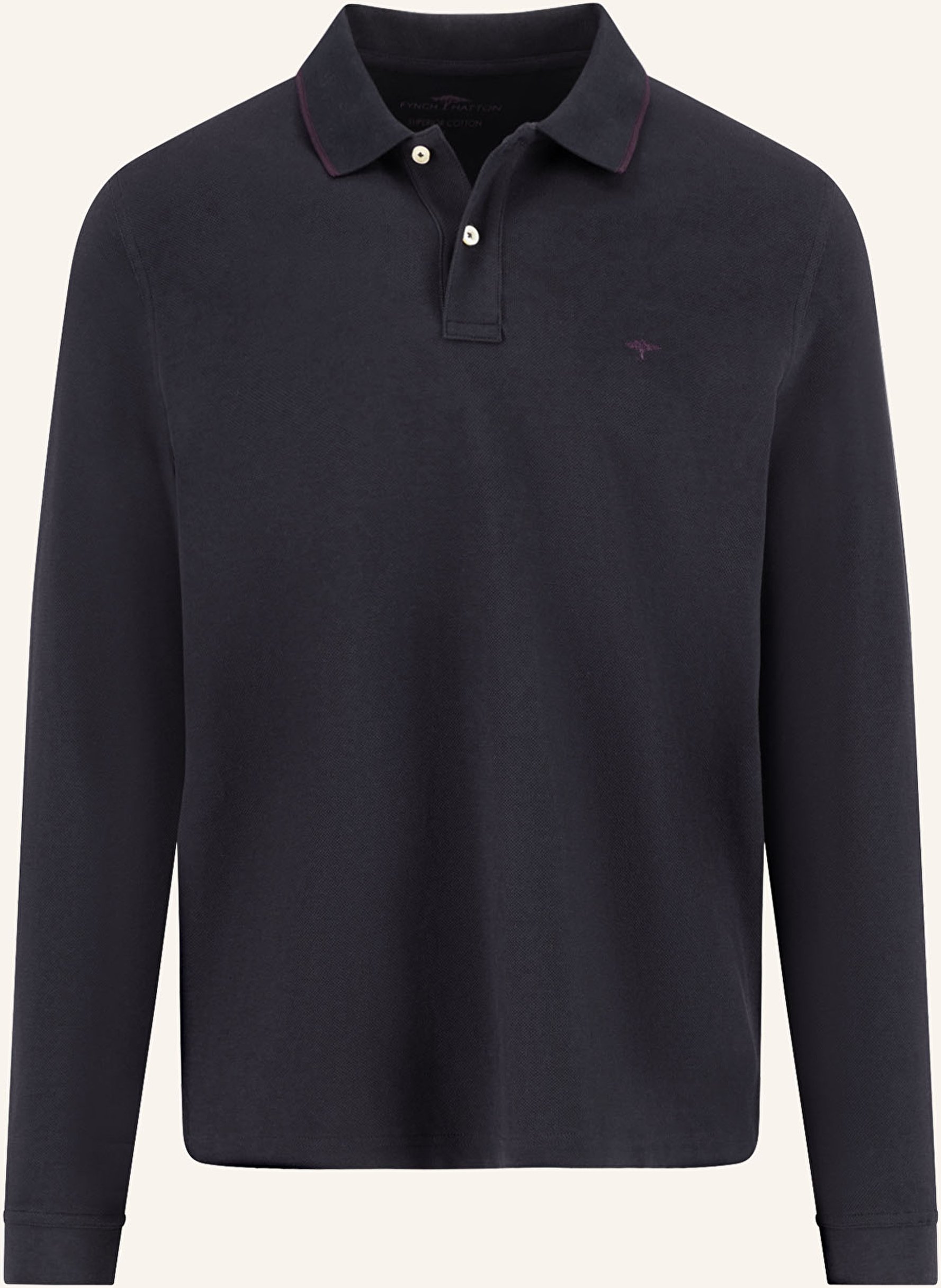 Fynch-Hatton Pique-Poloshirt blau