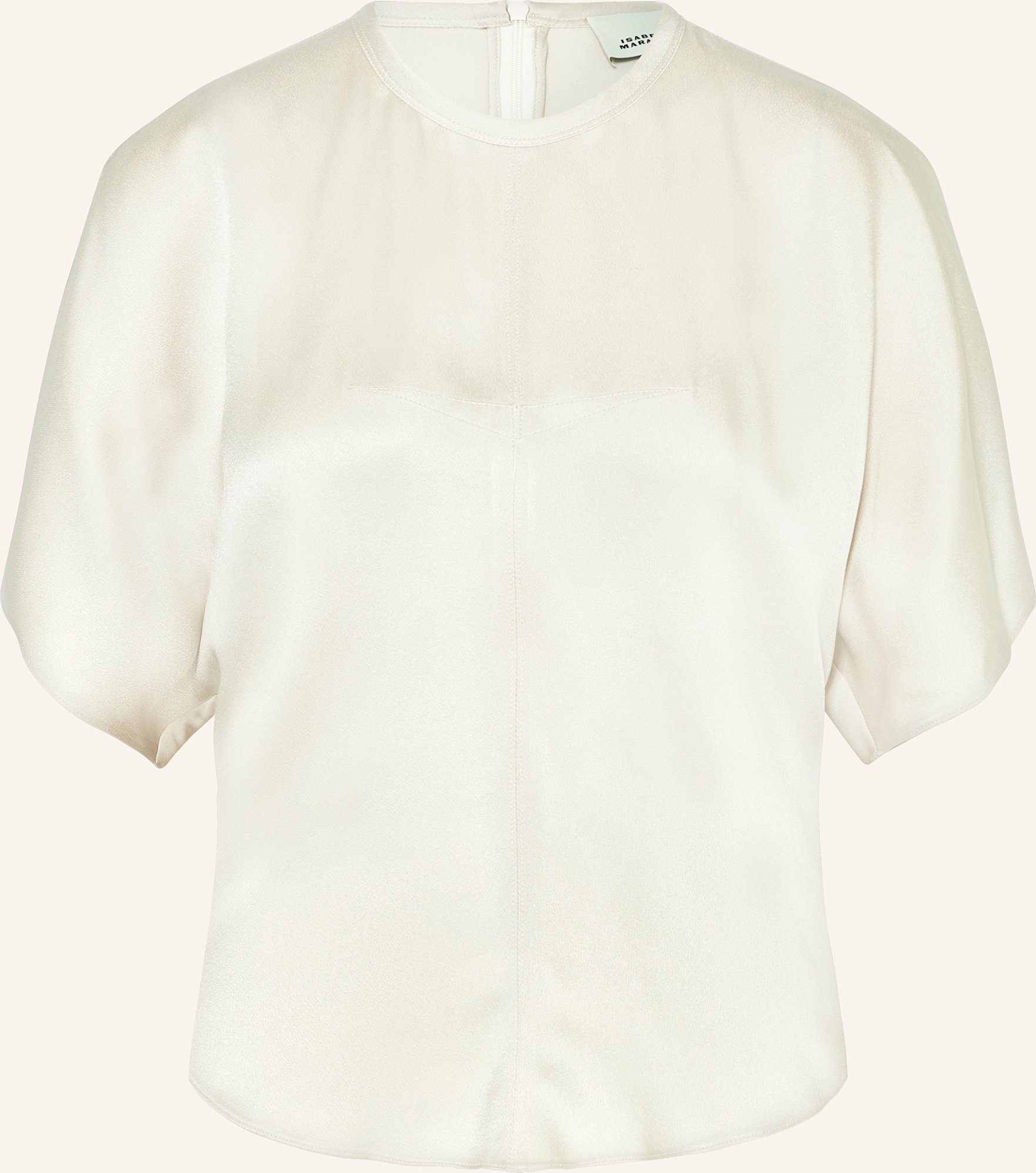 Isabel Marant Blusenshirt Karlita Aus Satin weiss