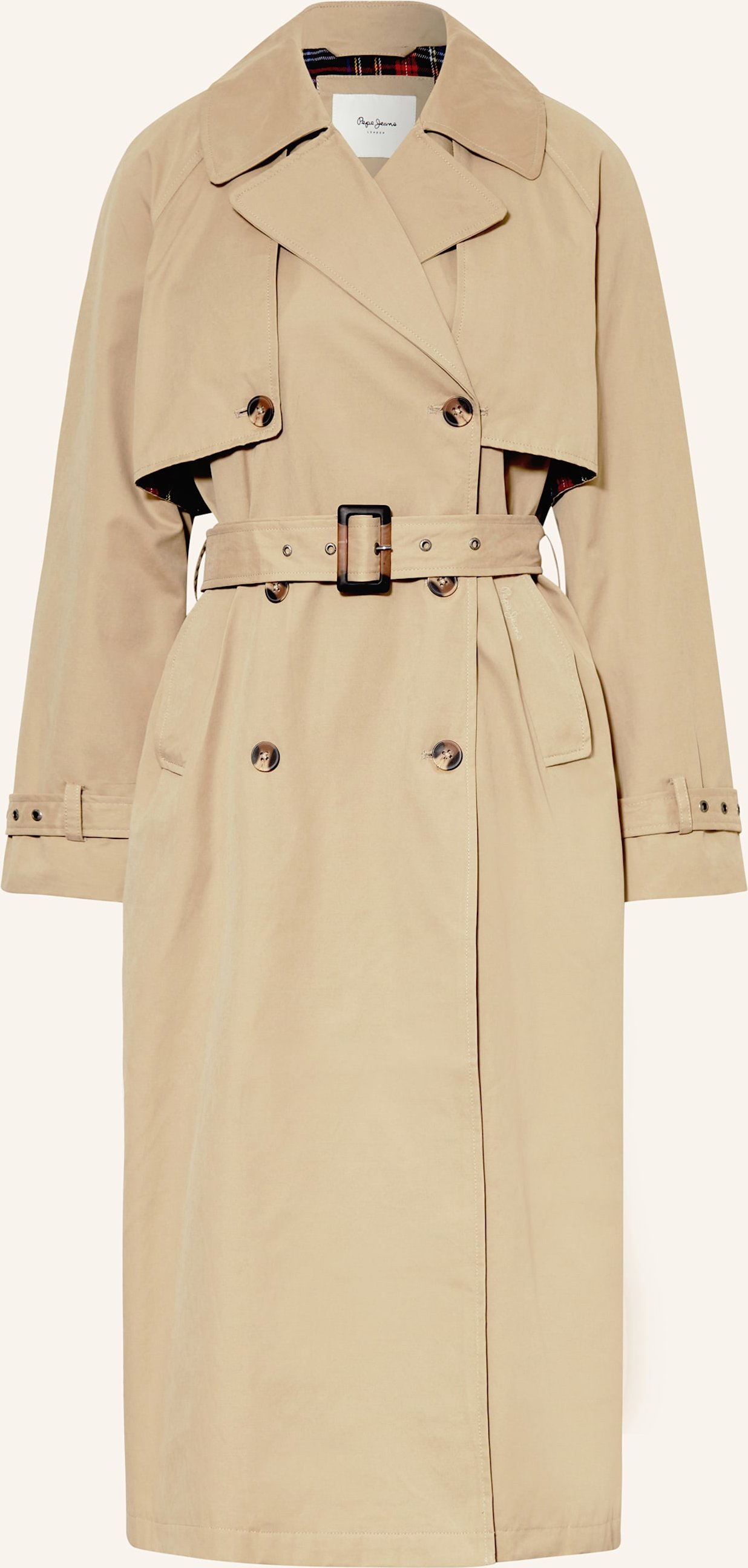 Thumbnail - Pepe Jeans Trenchcoat Sofia beige