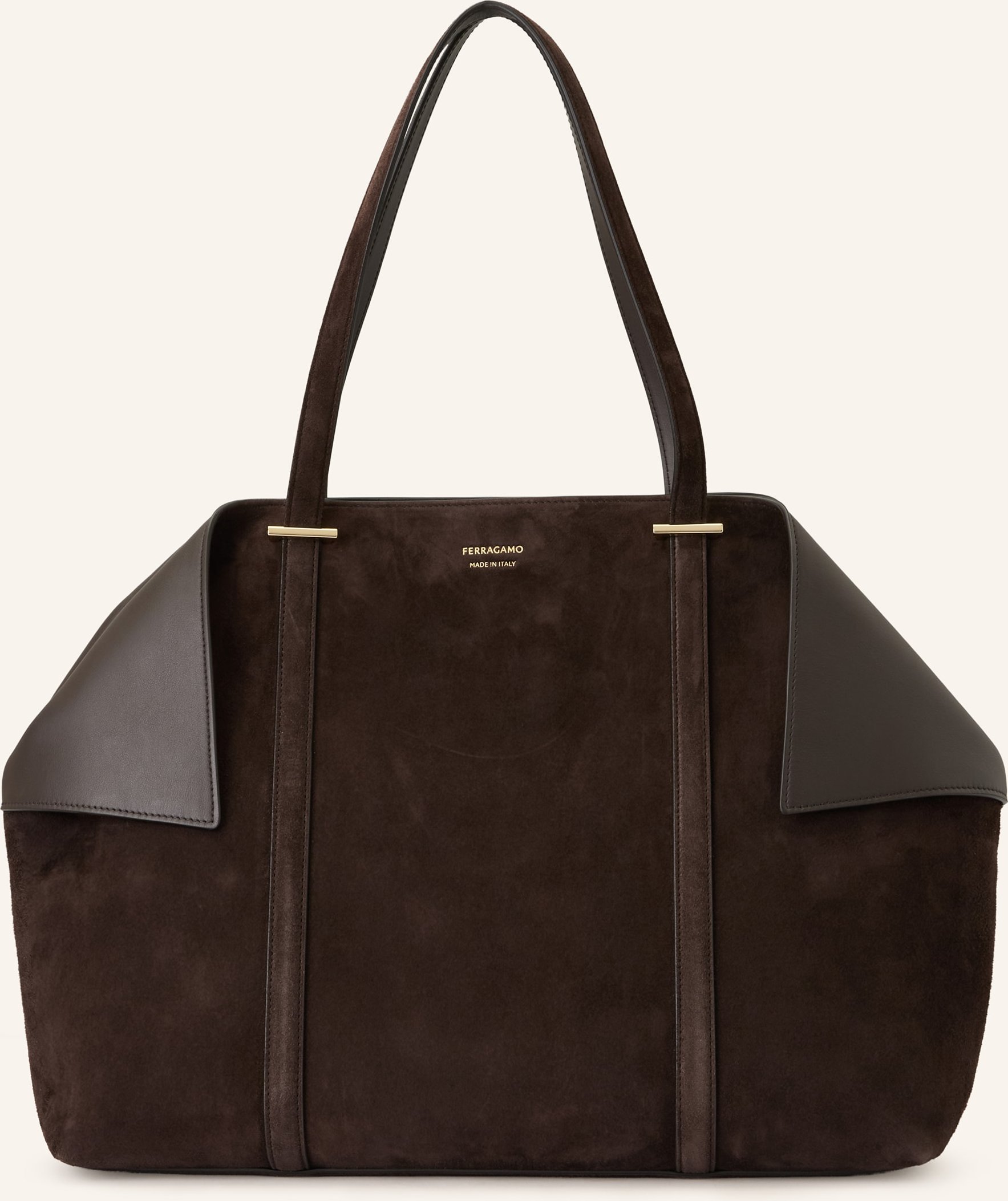 Ferragamo Shopper The Scarf Grainy braun