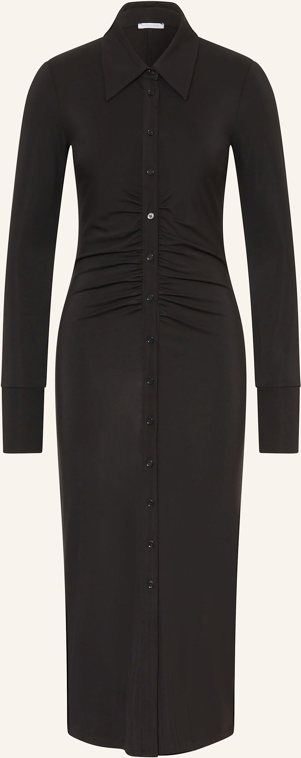 Patrizia Pepe Hemdblusenkleid schwarz