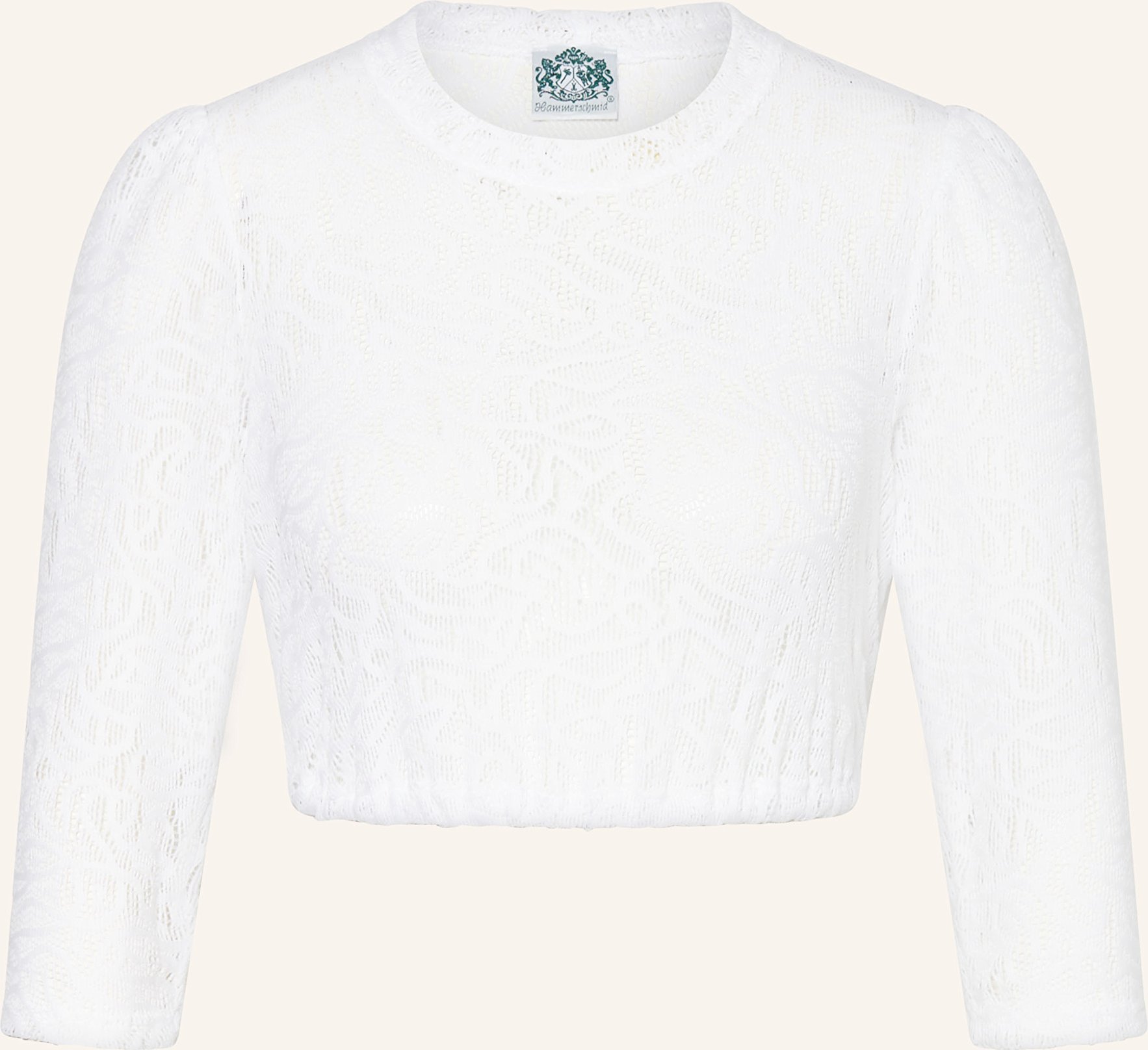 Thumbnail - Hammerschmid Dirndlbluse Alina Aus Spitze Mit 3/4-Arm weiss