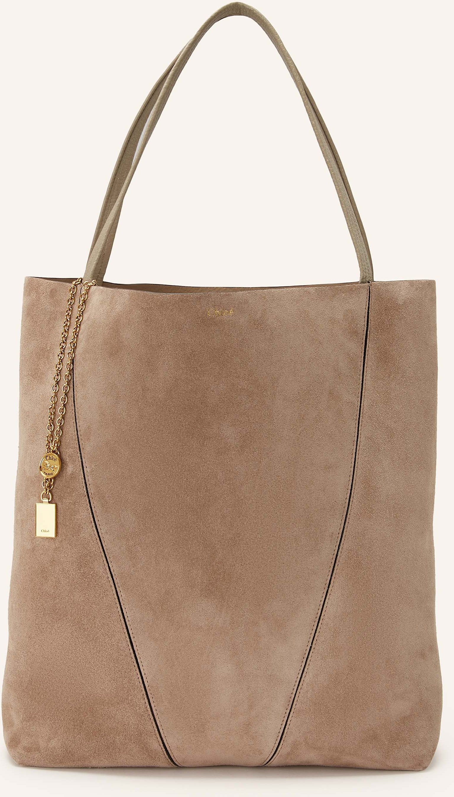 Chloé Shopper Spin grau