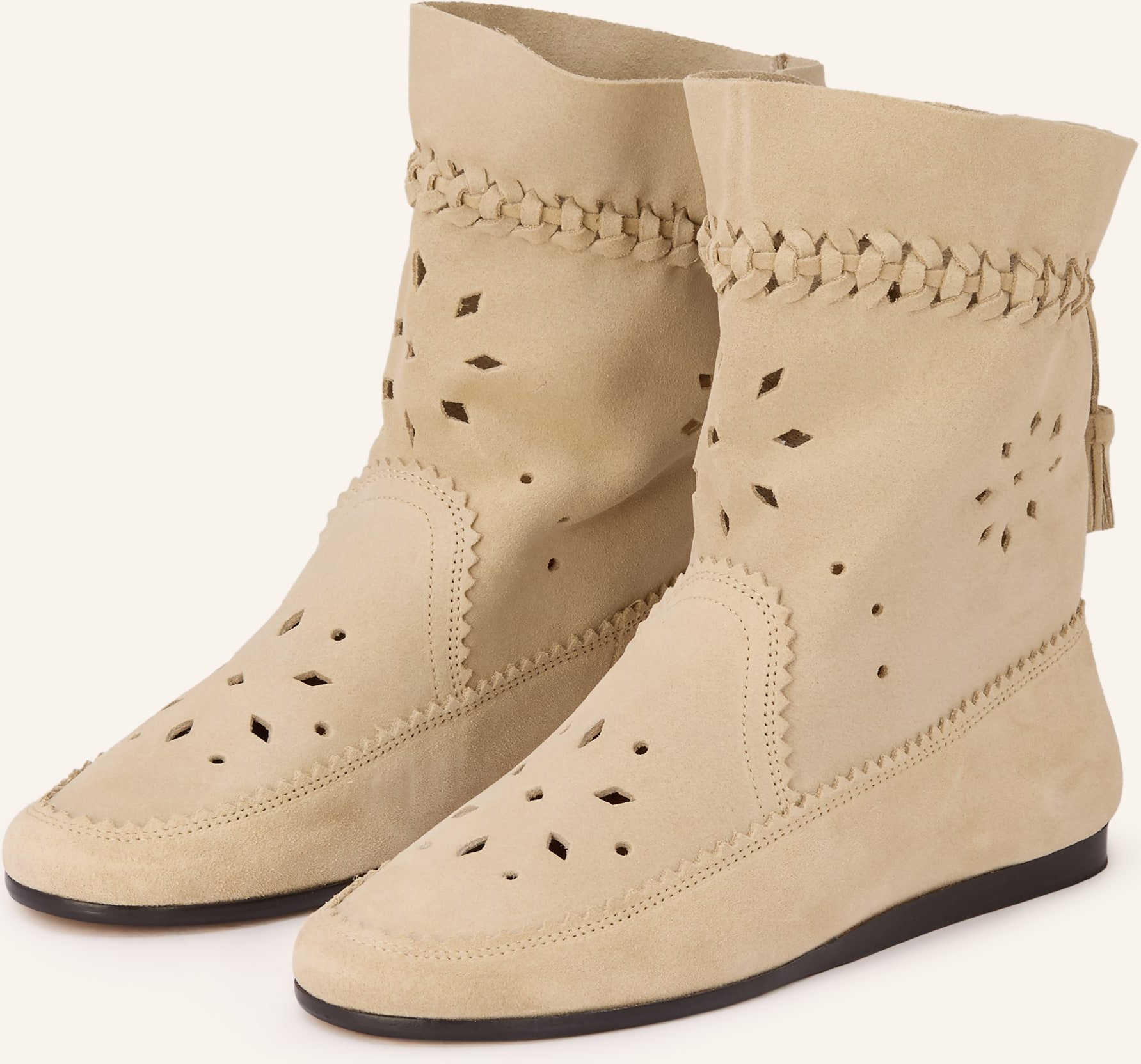 Isabel Marant Boots Woosta Mit Cut-Outs beige