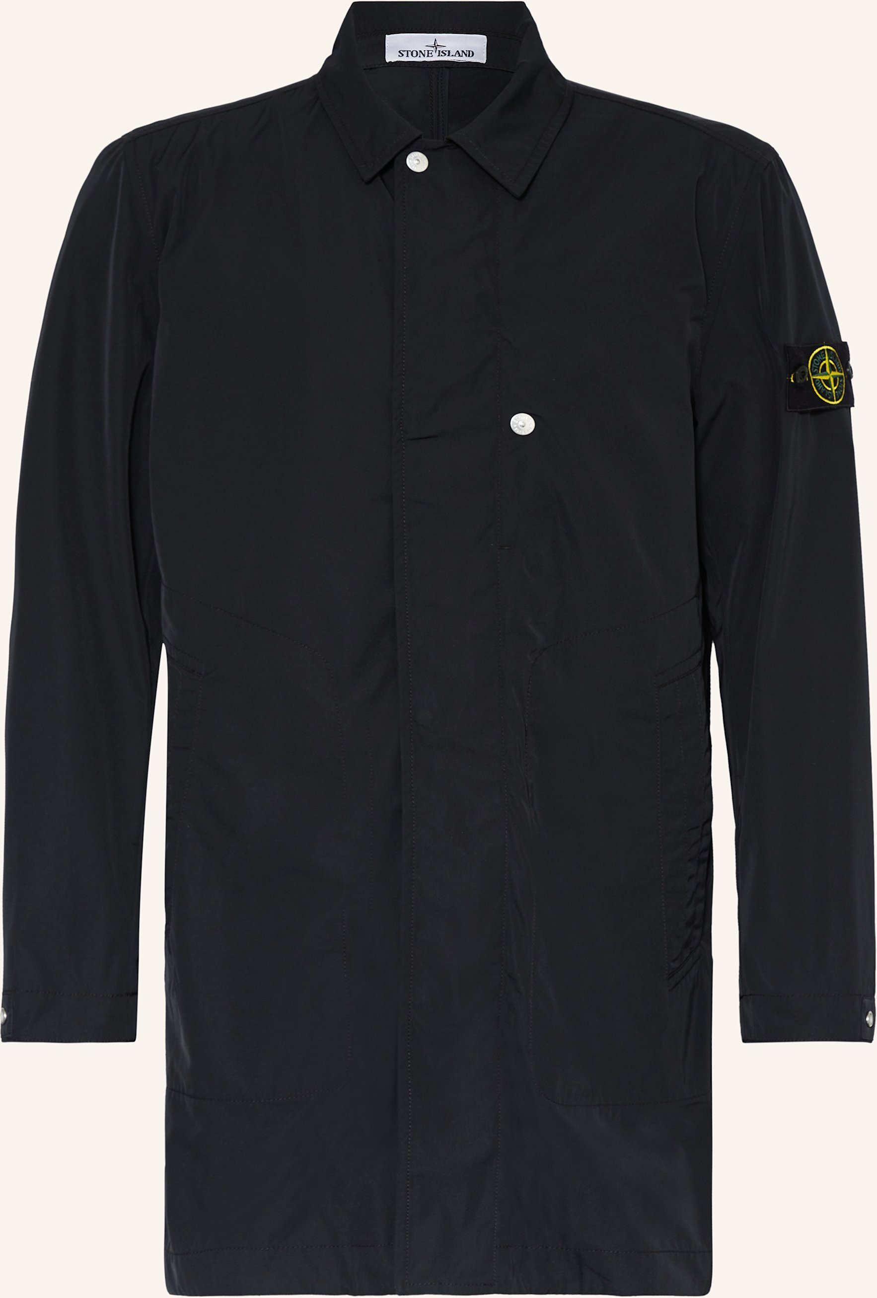Thumbnail - Stone Island Mantel schwarz